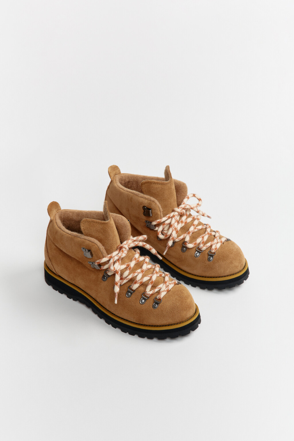 Ботинки унисекс из натуральной замши - цвет бежевый - 9