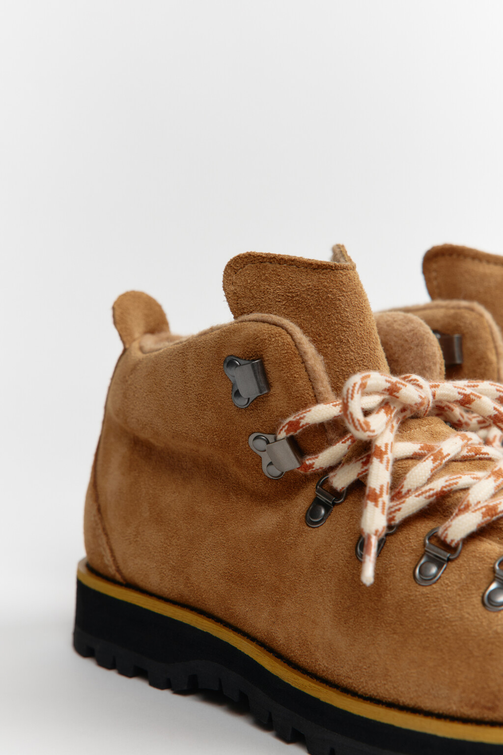 Ботинки унисекс из натуральной замши - цвет бежевый - 12