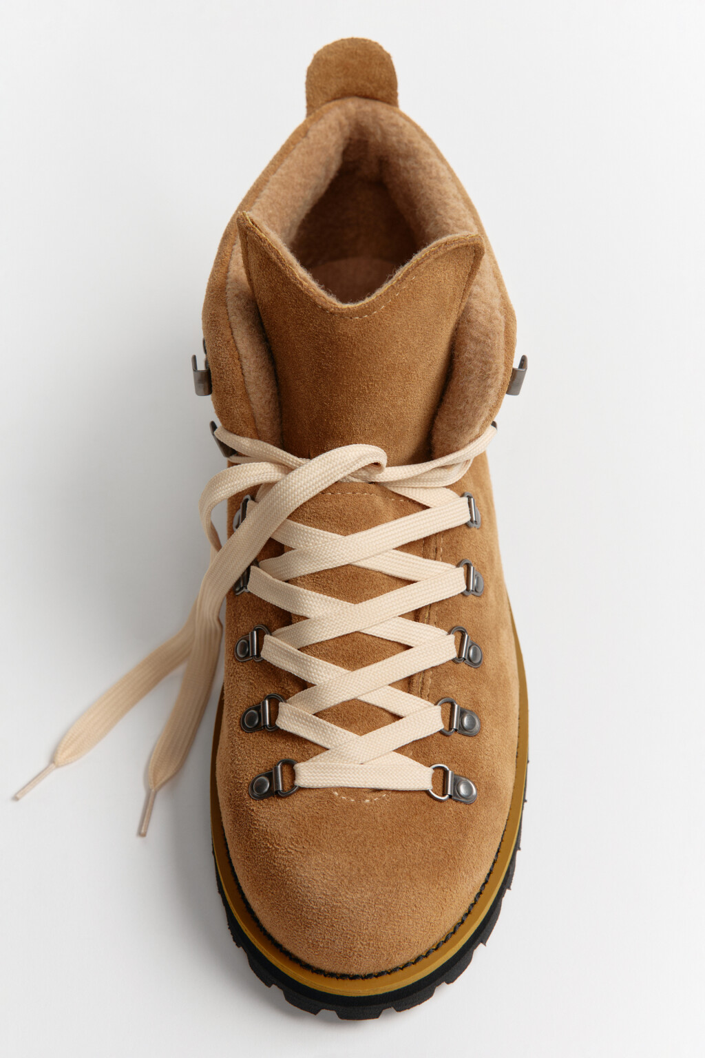 Ботинки унисекс из натуральной замши - цвет бежевый - 7