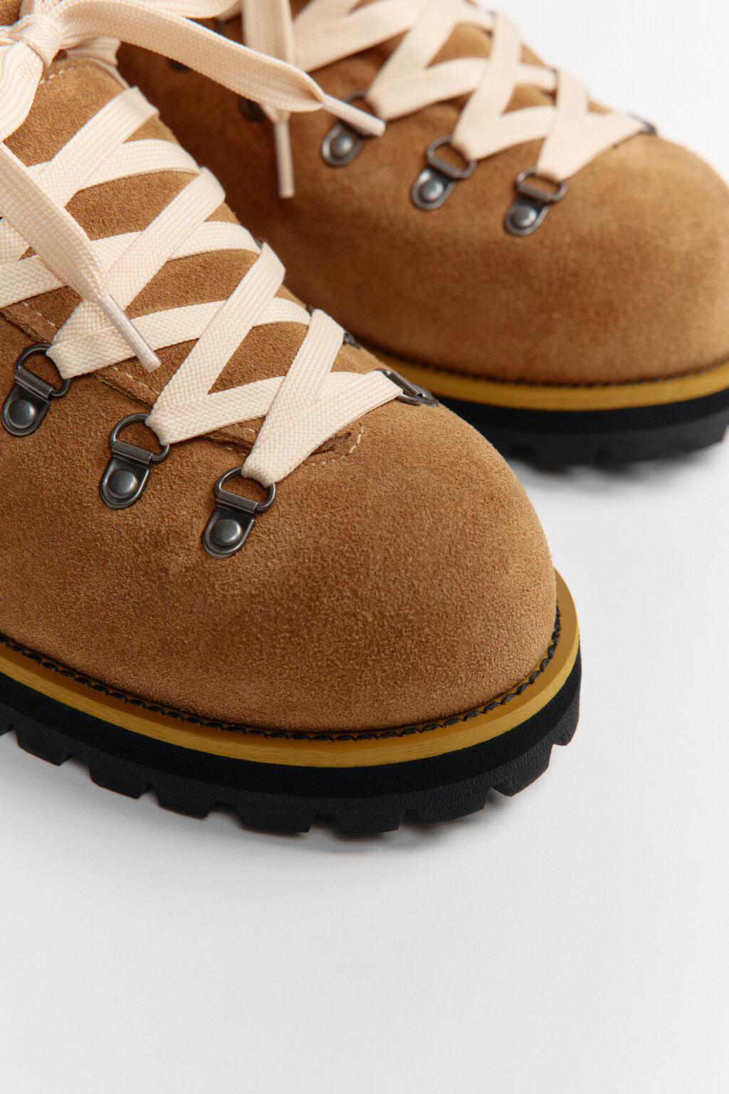 Ботинки унисекс из натуральной замши - цвет бежевый - 12