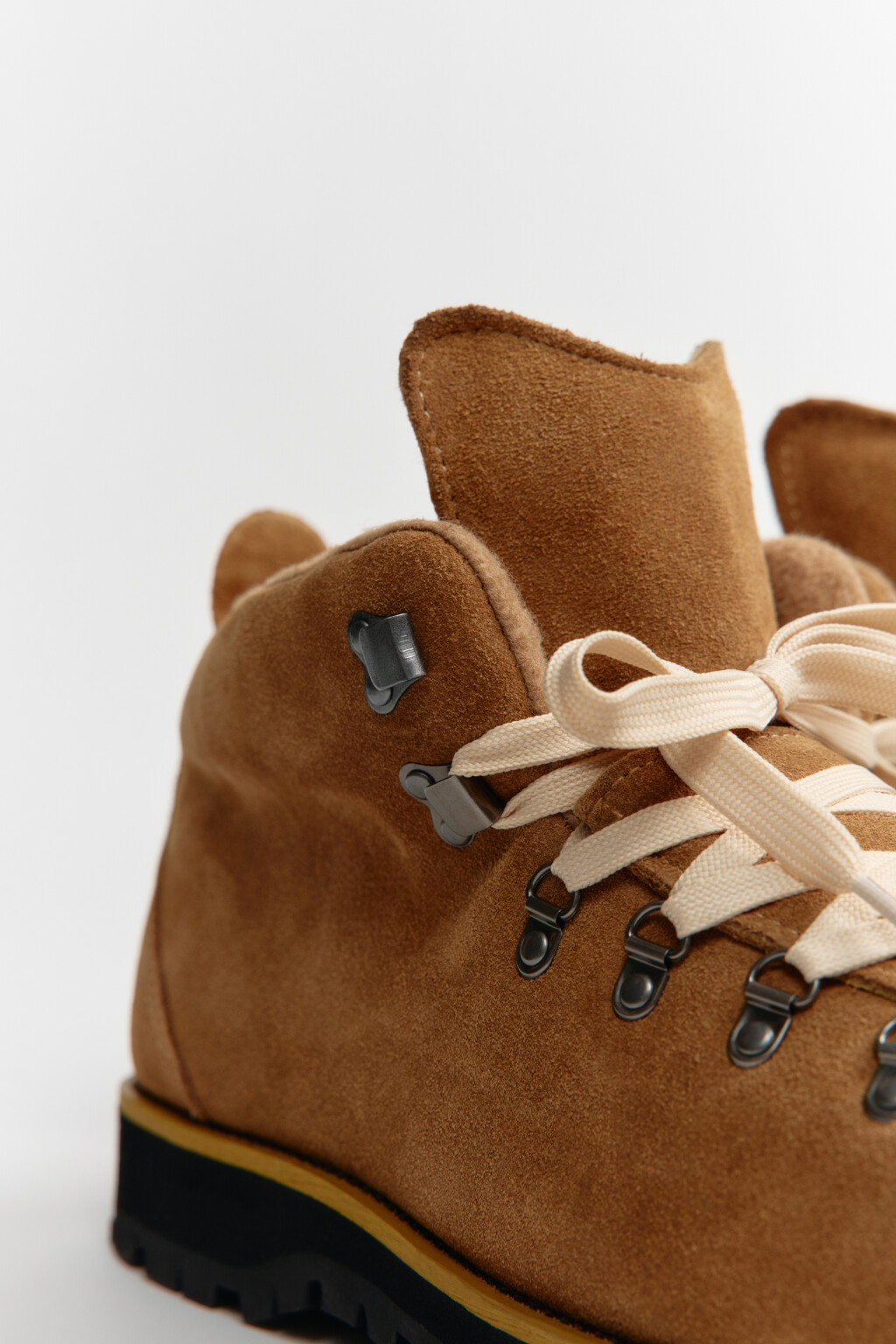 Ботинки унисекс из натуральной замши - цвет бежевый - 13