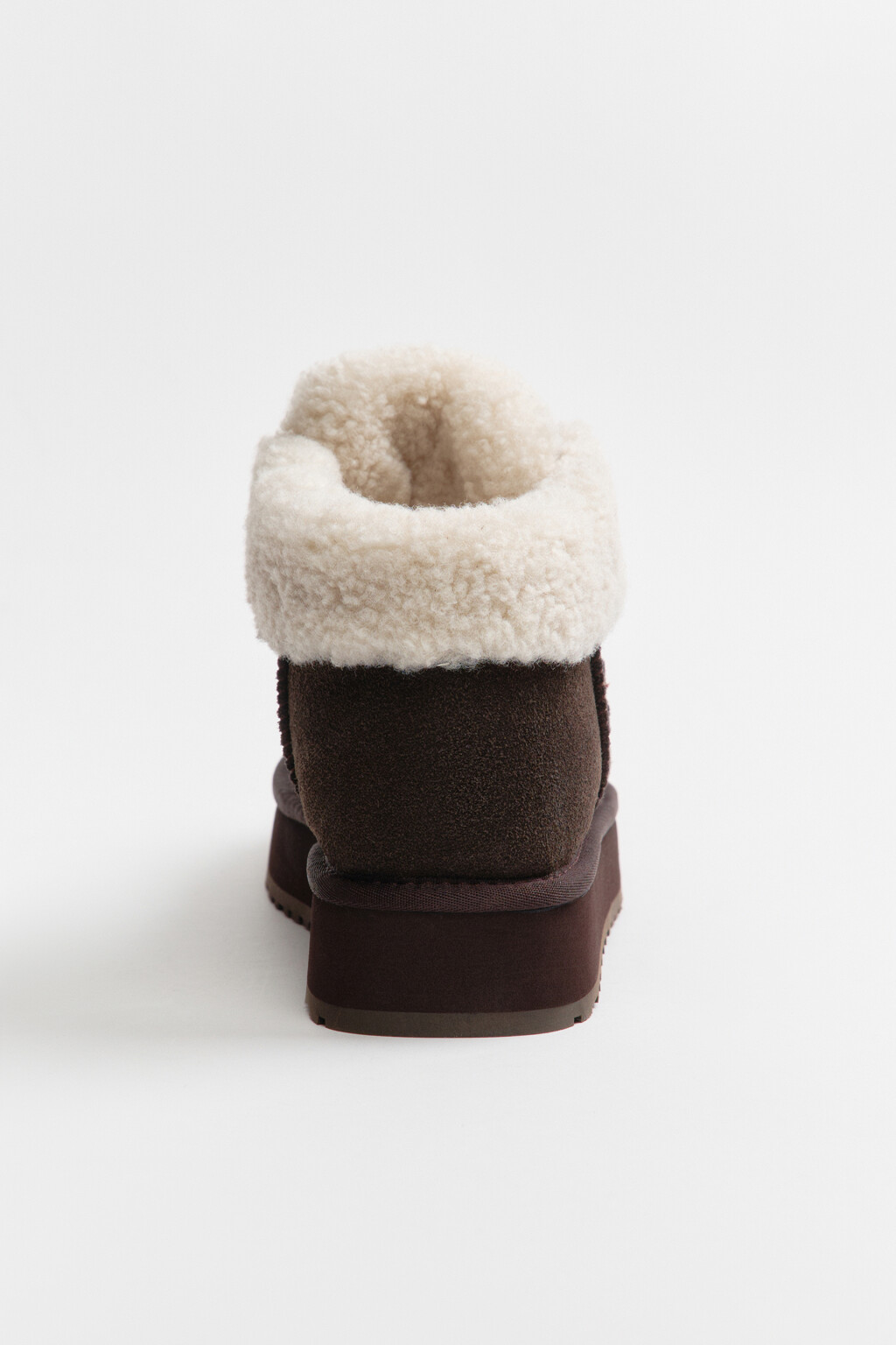 Ботинки из натуральной замши утепленные - цвет коричневый - 8