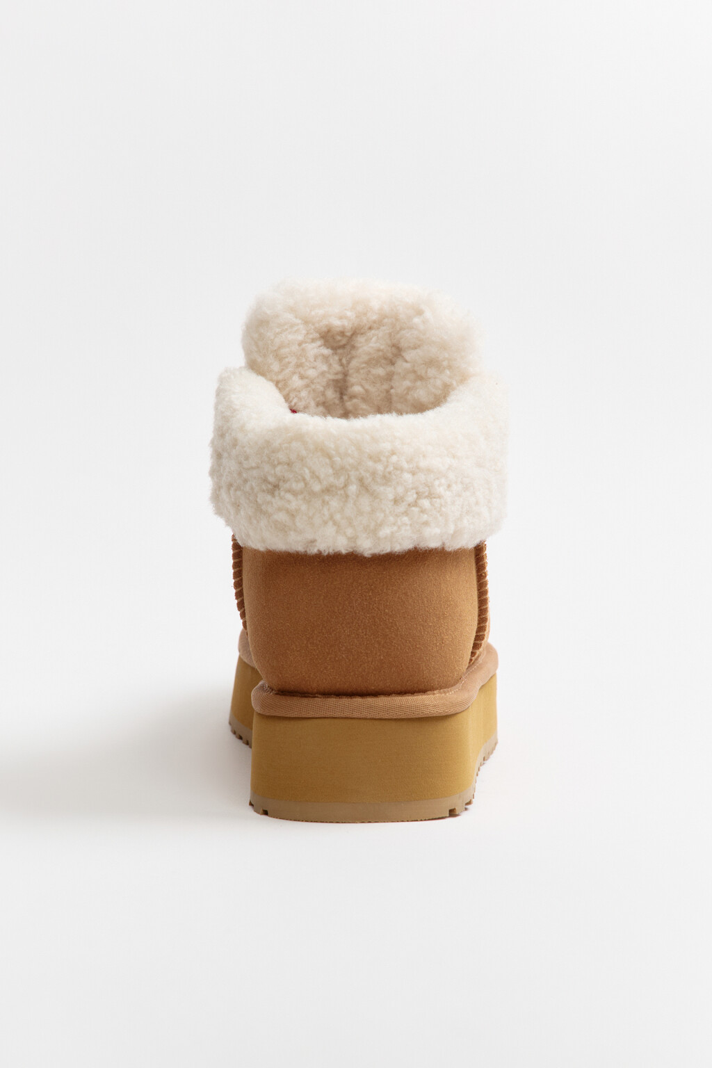 Ботинки из натуральной замши утепленные - цвет бежевый - 10