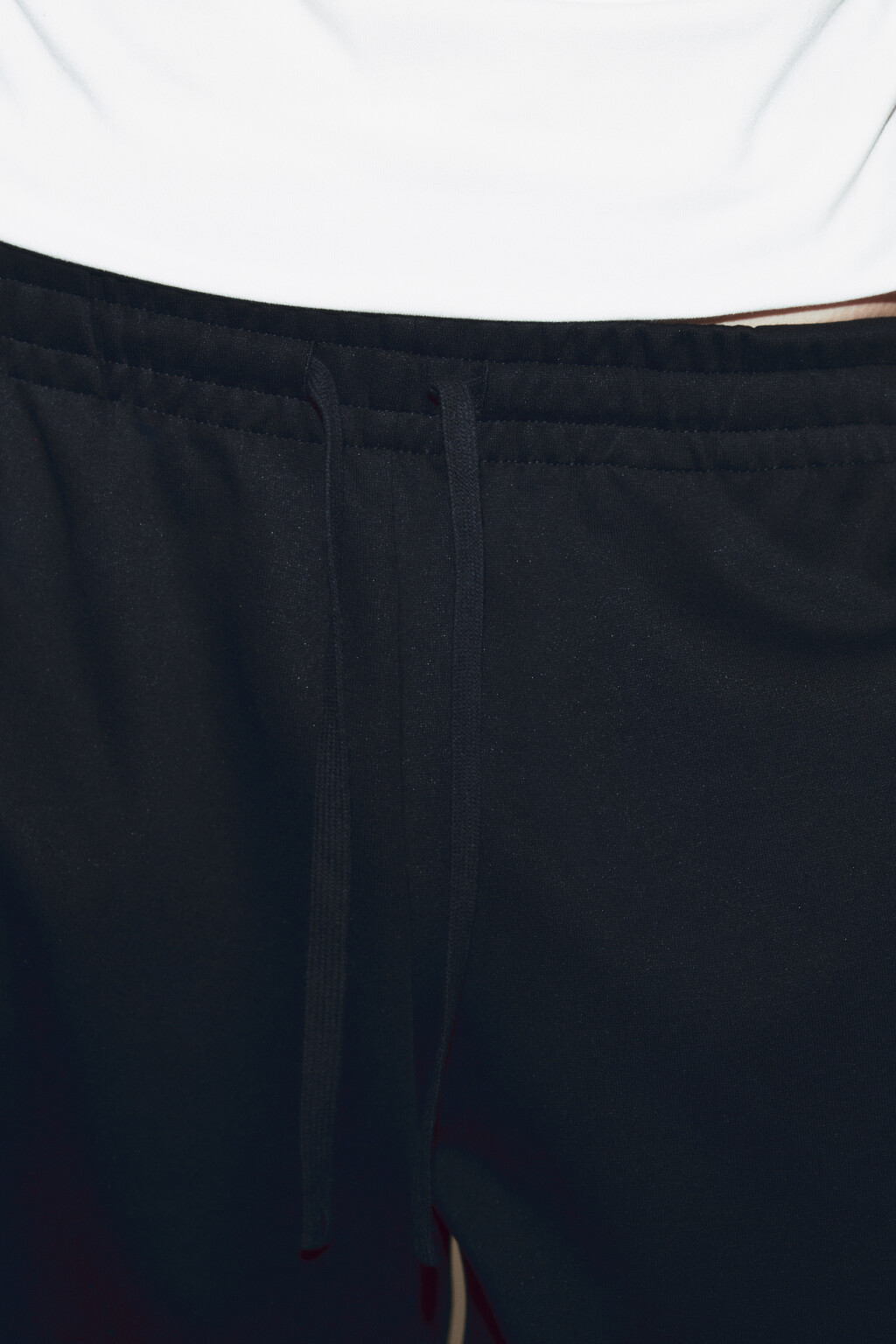 Брюки широкие на завязках - цвет черный - 7