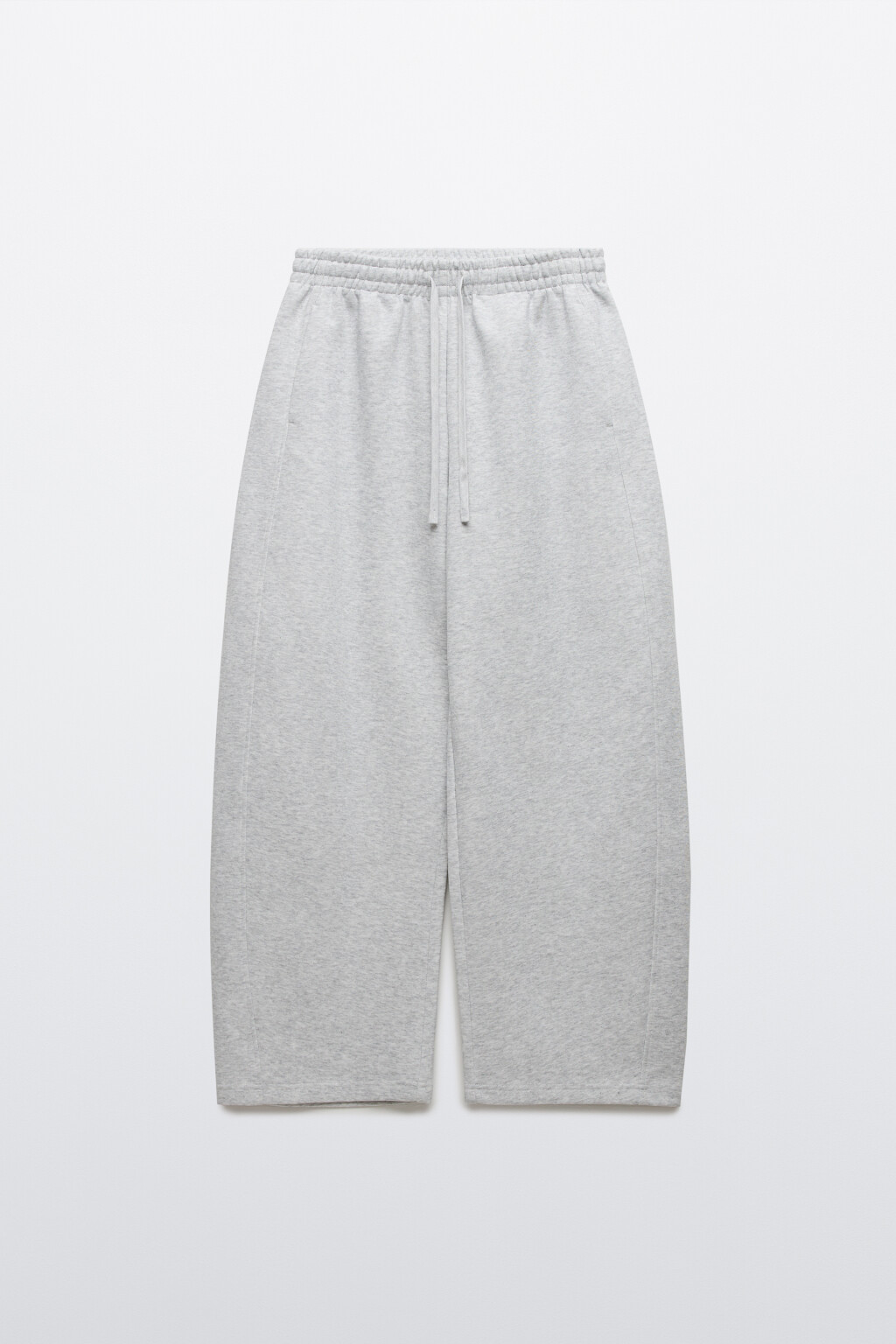 Брюки barrel fit на завязках - цвет серый - 7