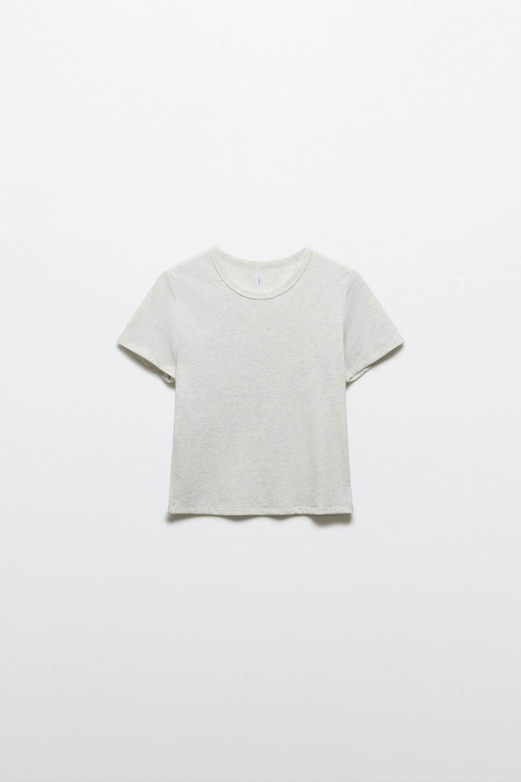 Футболка-топ облегающая - цвет серый - 1