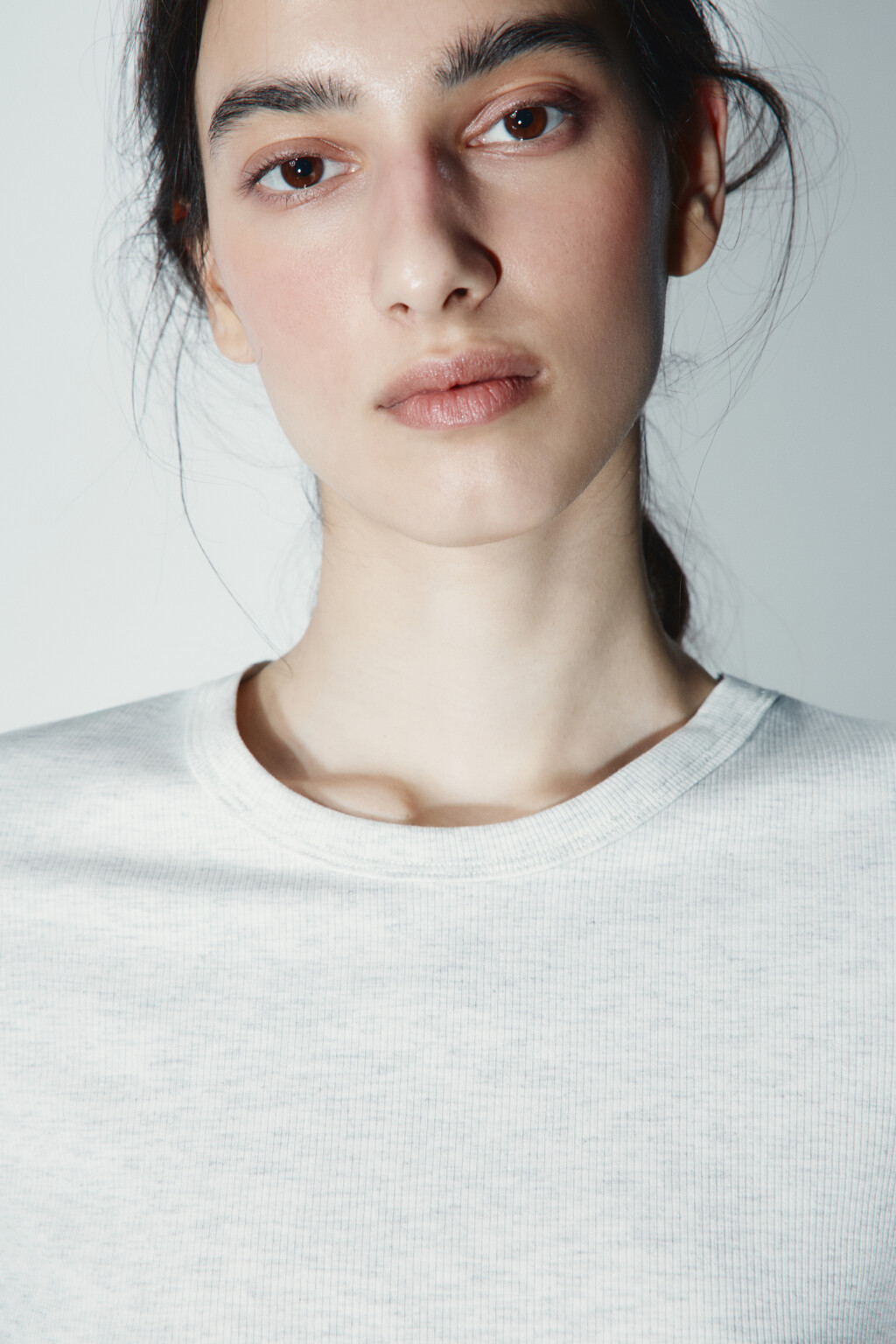 Футболка-топ облегающая - цвет серый - 5