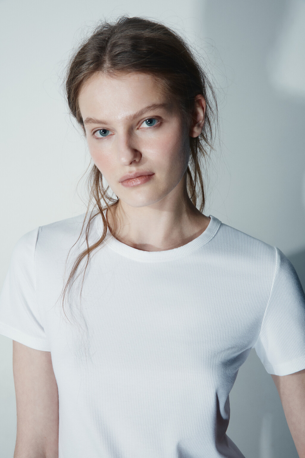 Футболка-топ облегающая - цвет молочный - 6