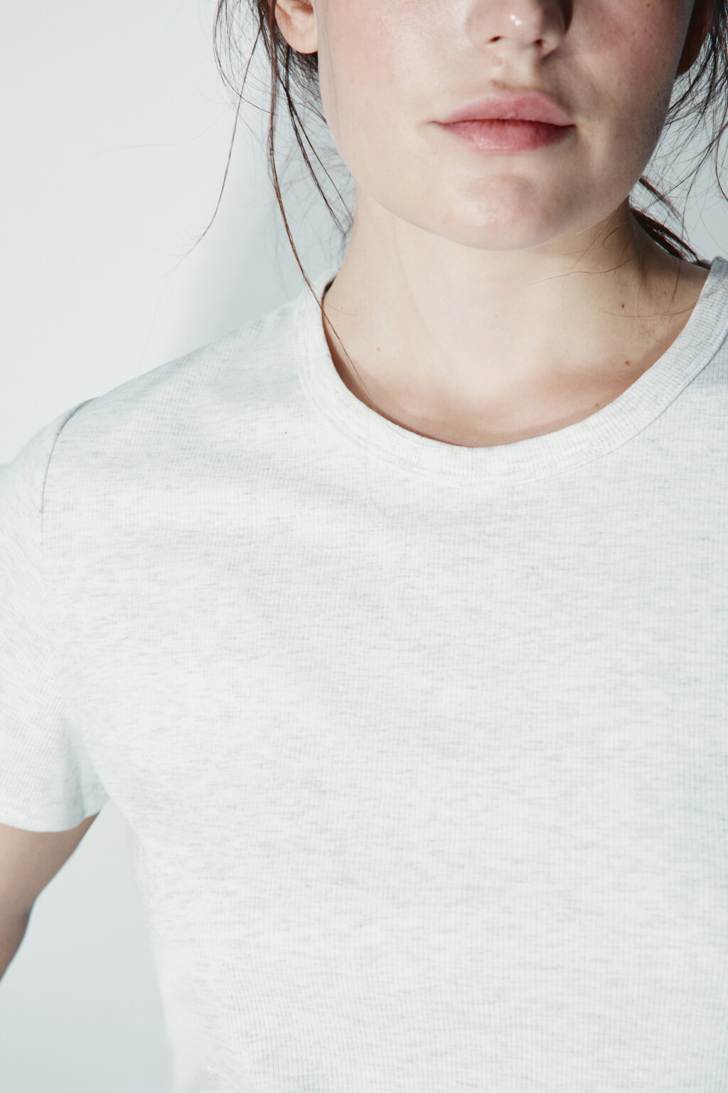 Футболка-топ облегающая - цвет серый - 5