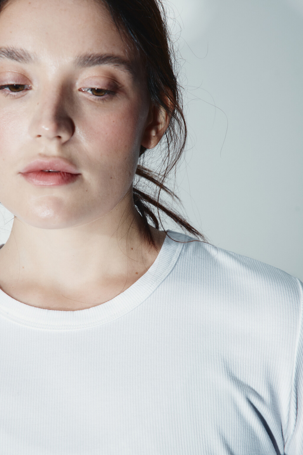 Футболка-топ облегающая - цвет молочный - 6