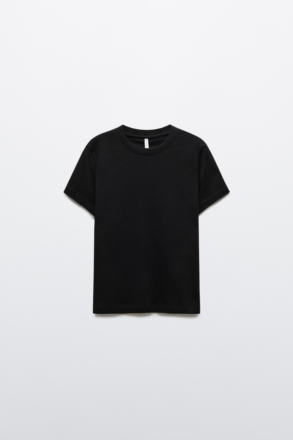 Футболка базовая oversize - цвет черный - 1