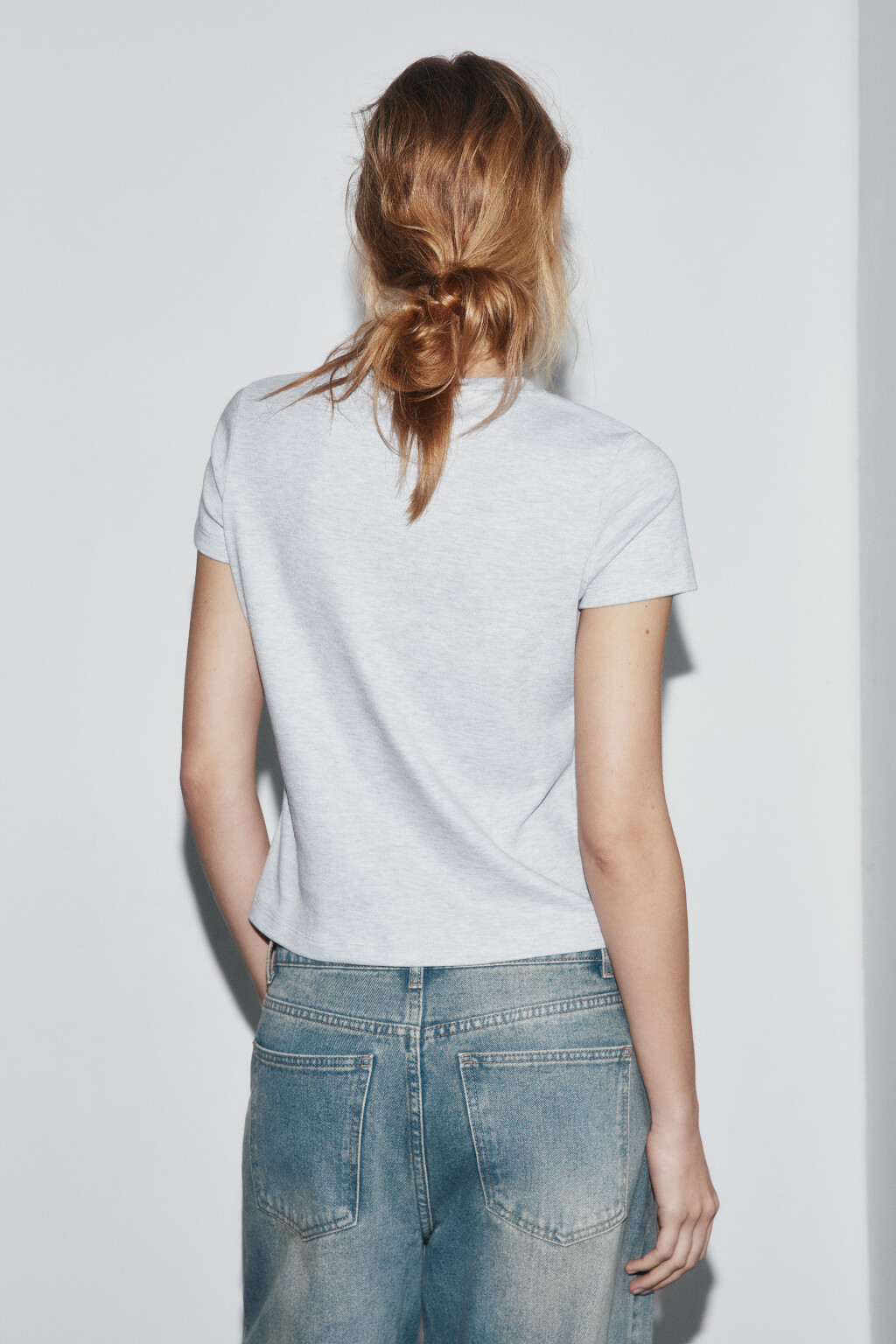 футболка базовая плотная - цвет серый - 3