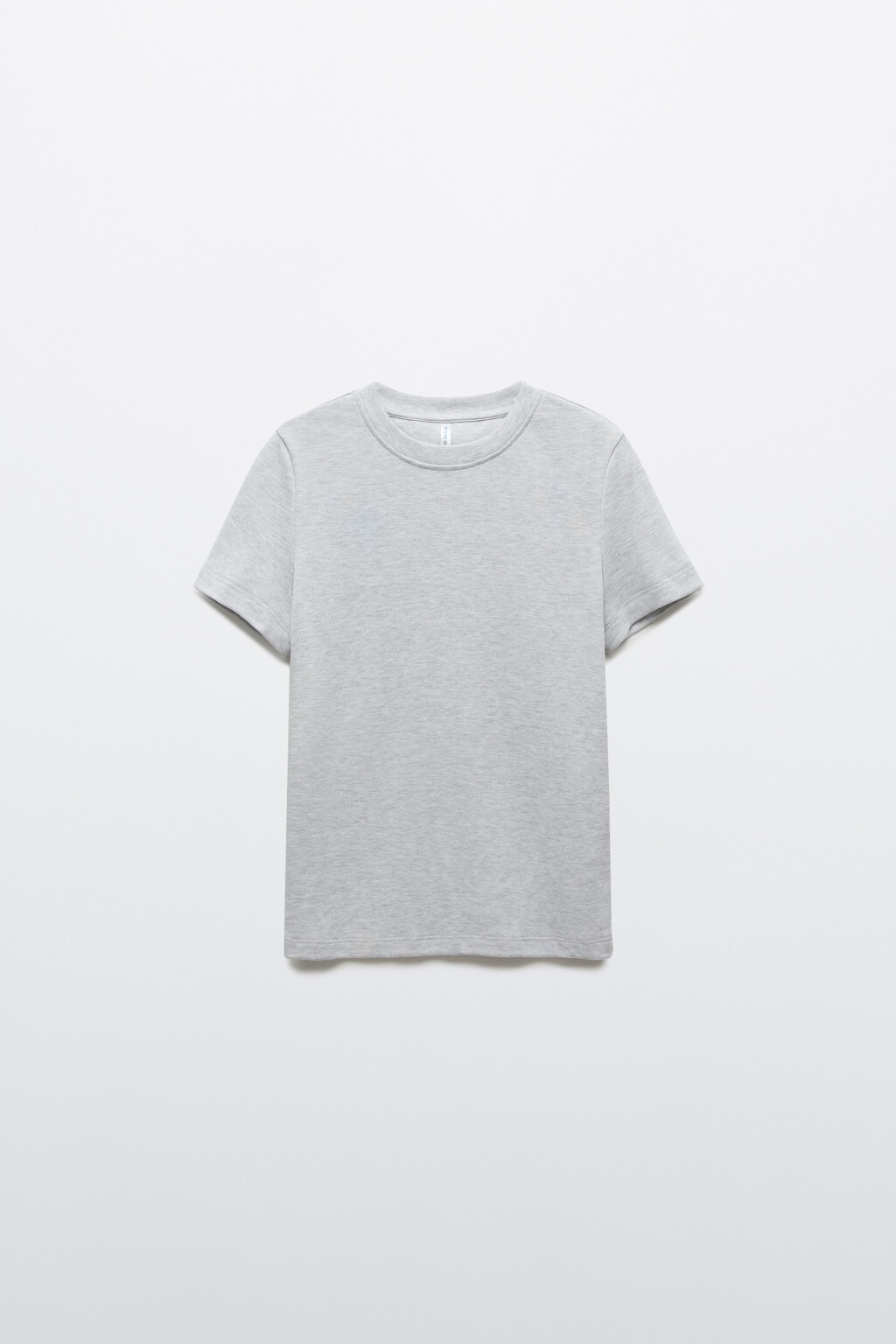 Футболка базовая oversize - цвет серый - 1