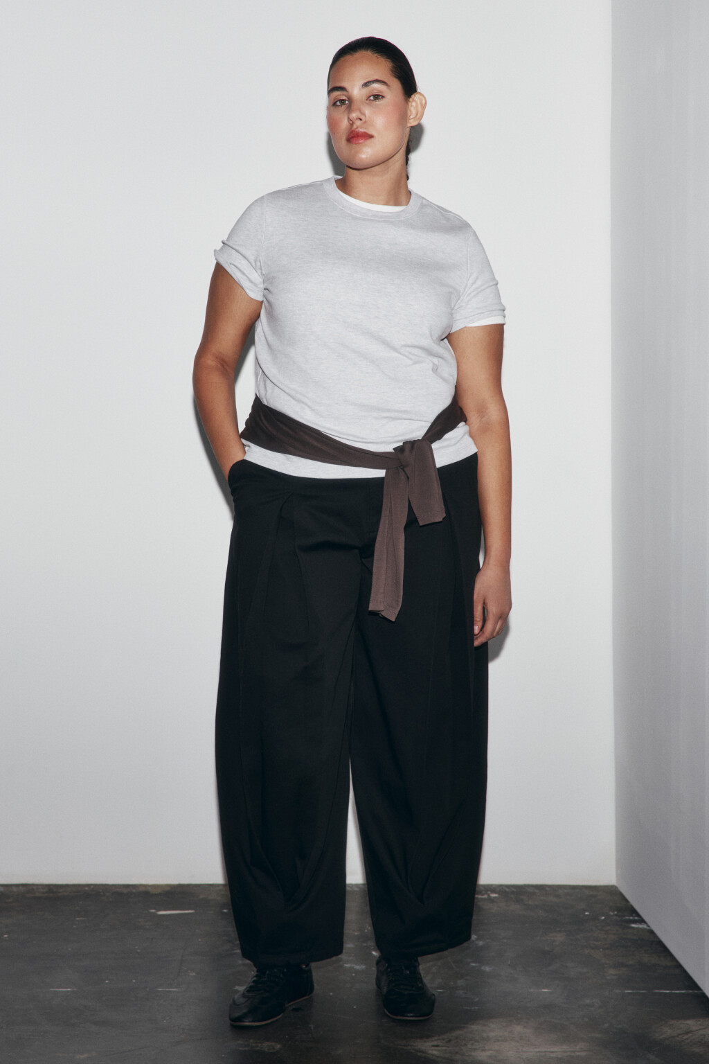 футболка базовая плотная - цвет серый - 4