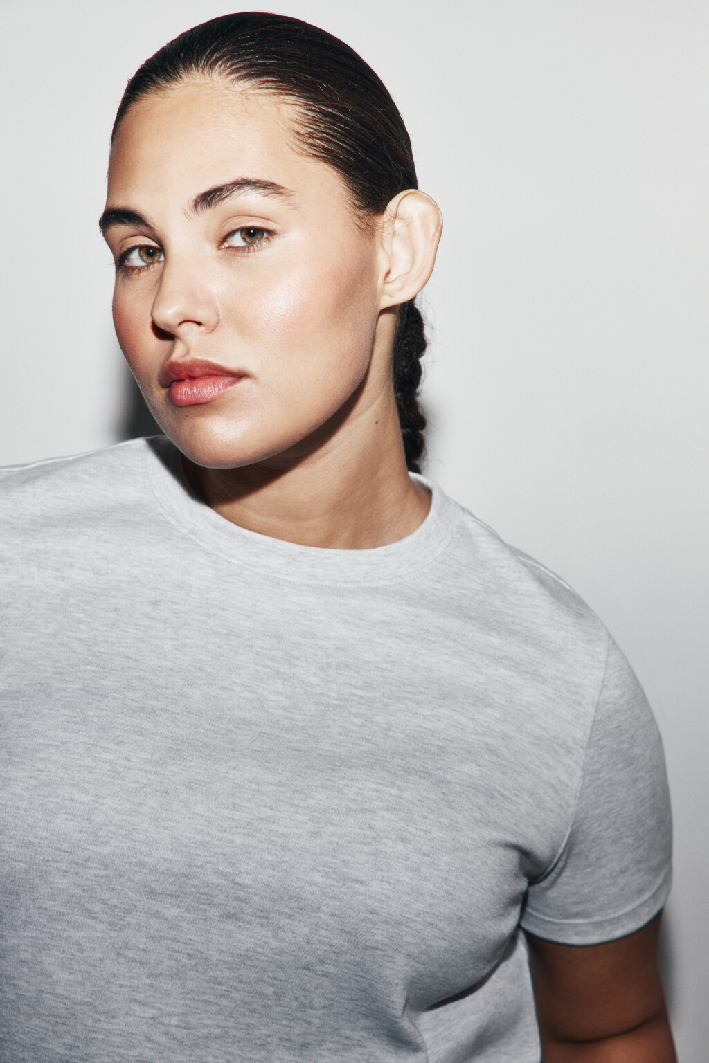 футболка базовая плотная - цвет серый - 6