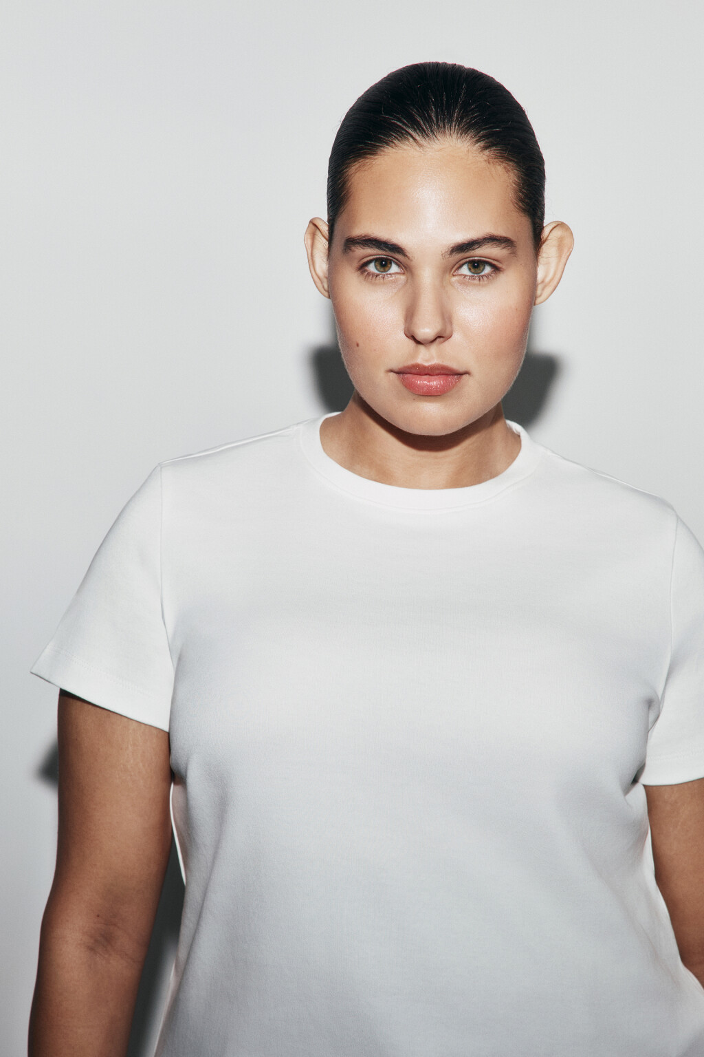 футболка базовая плотная - цвет белый - 5