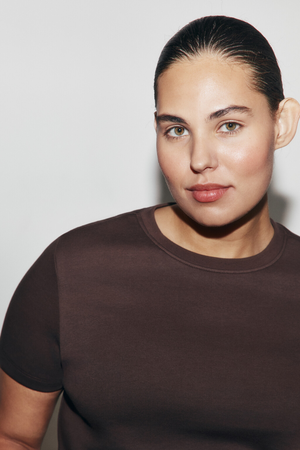 футболка базовая плотная - цвет коричневый - 6