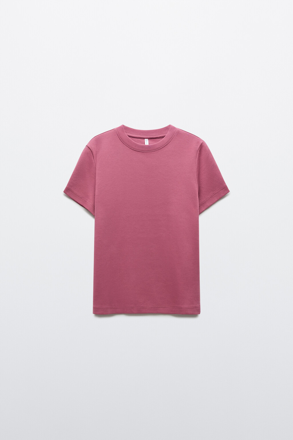 Футболка базовая oversize - цвет розовый - 1