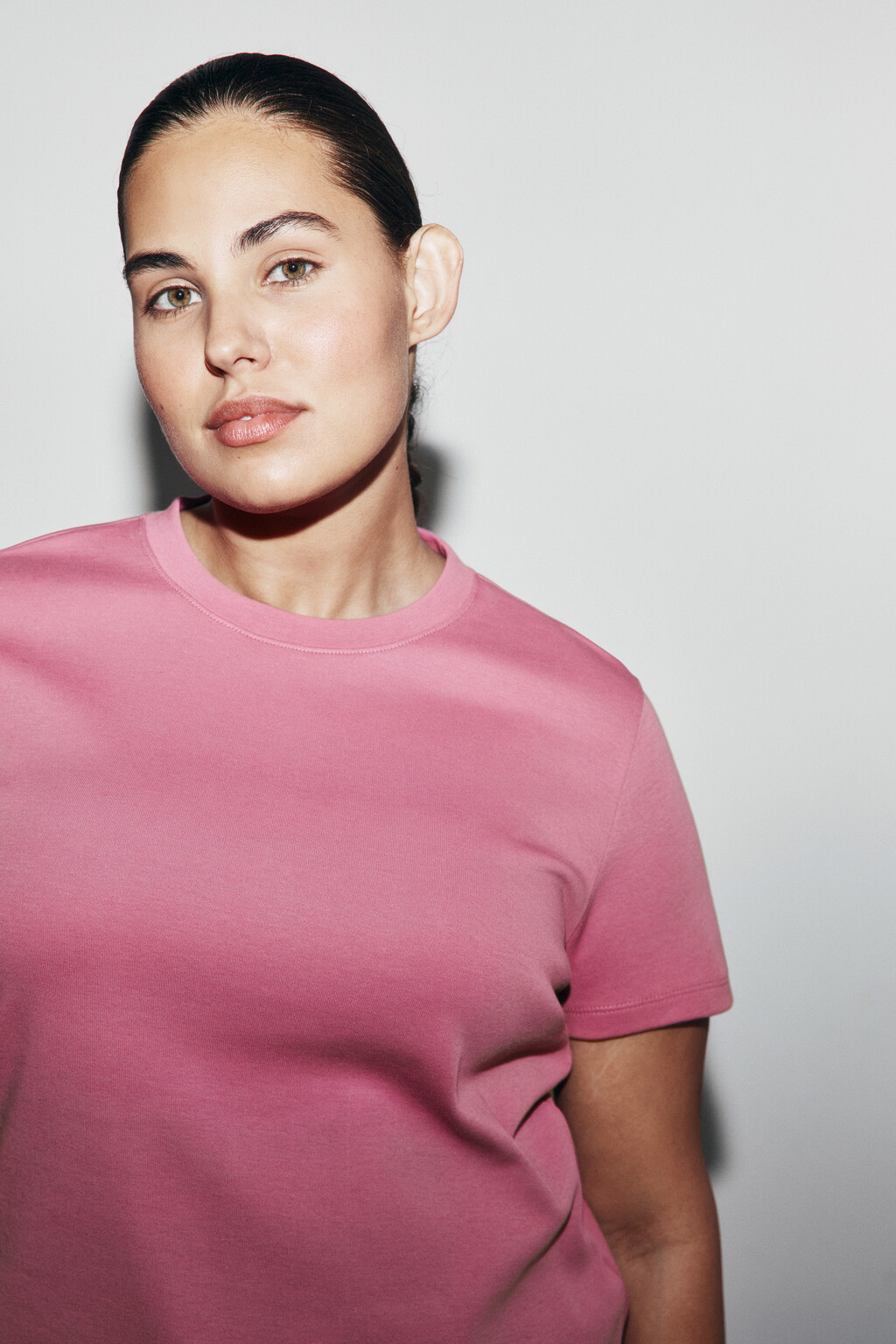 футболка базовая плотная - цвет розовый - 5