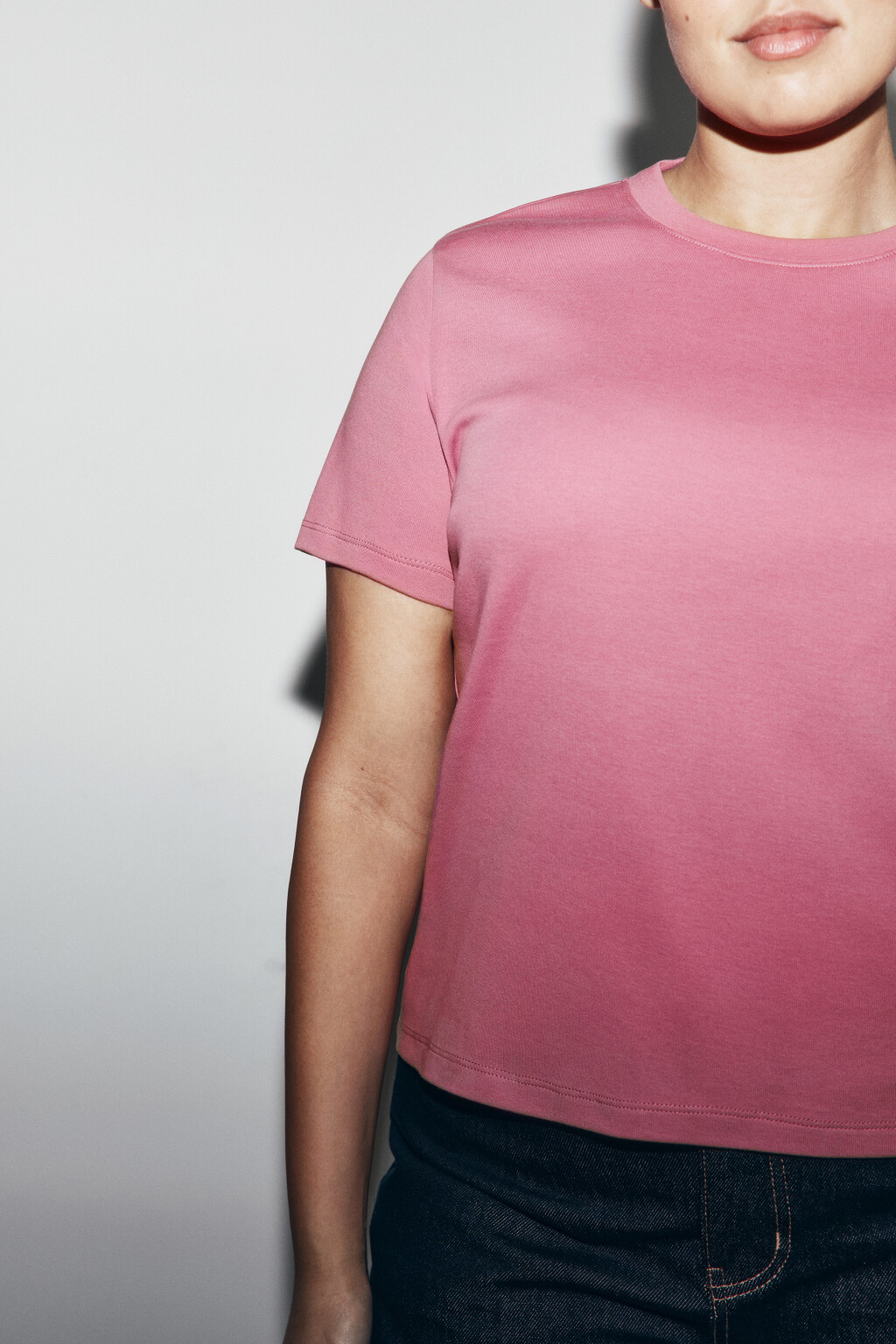 футболка базовая плотная - цвет розовый - 6