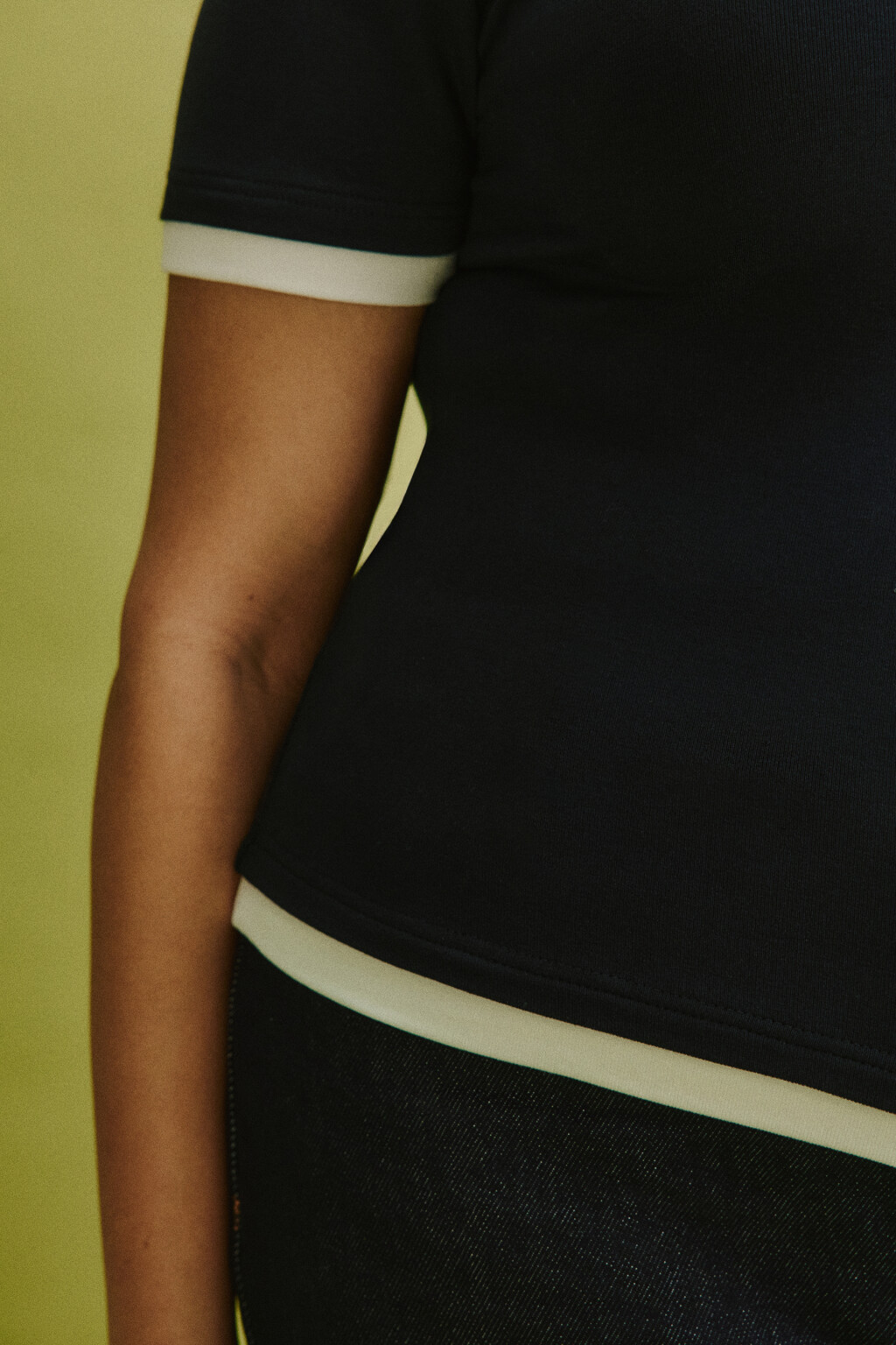 Футболка-поло с имитацией второго слоя - цвет синий - 6