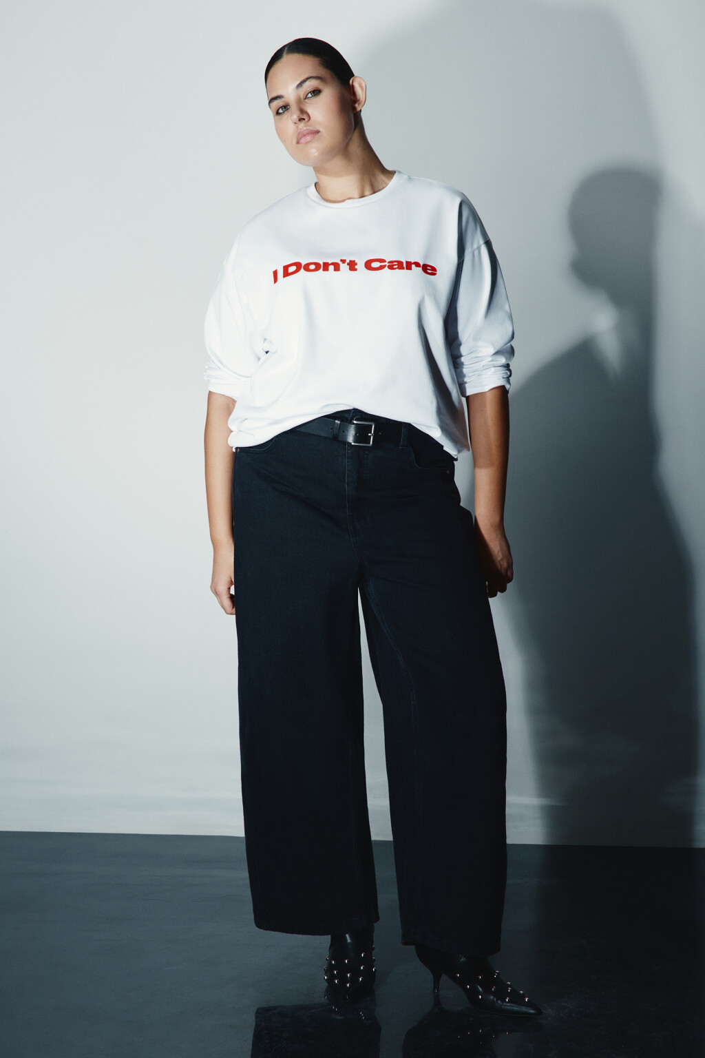 Лонгслив хлопковый с принтом - цвет белый - 4