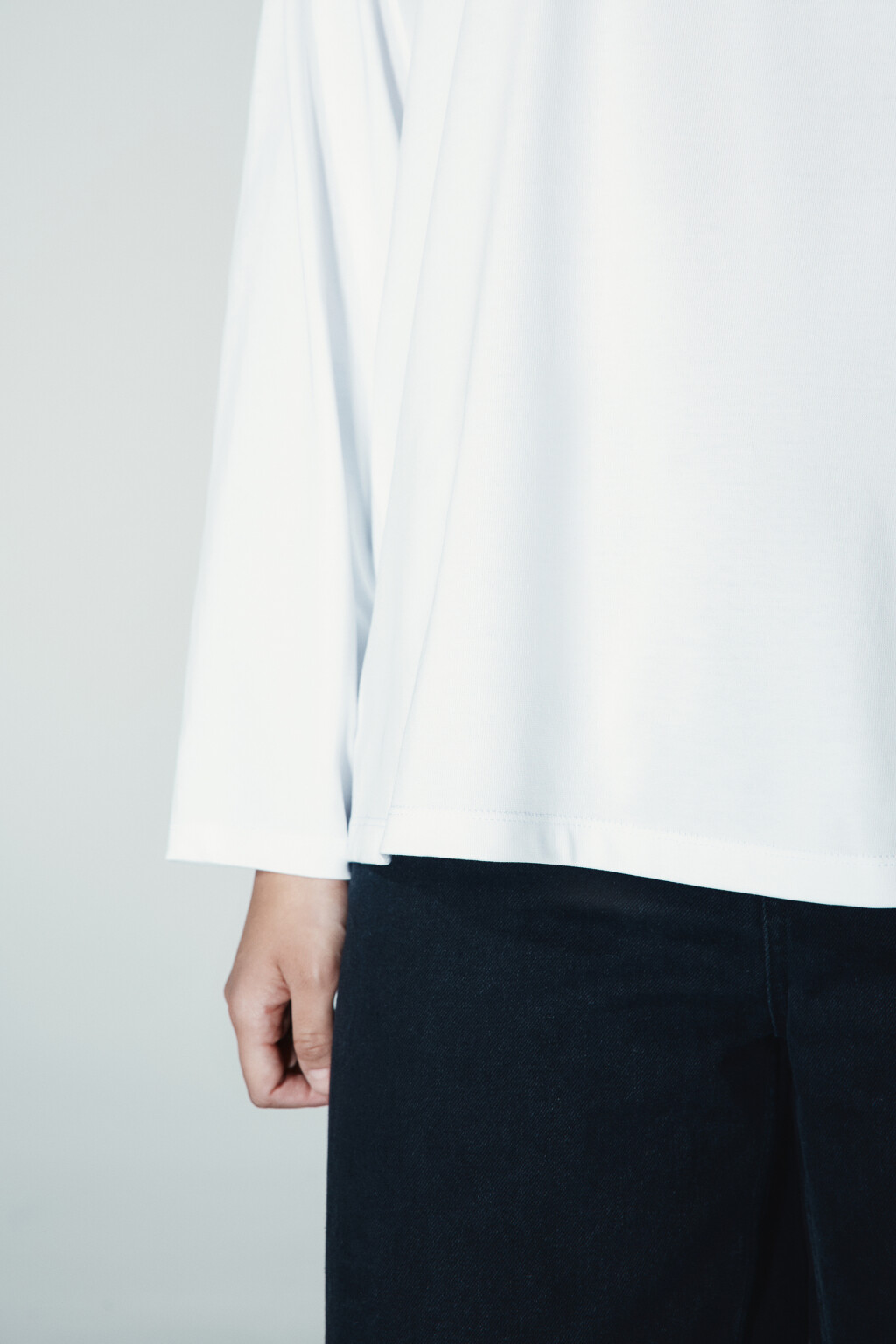 Лонгслив хлопковый с принтом - цвет белый - 6