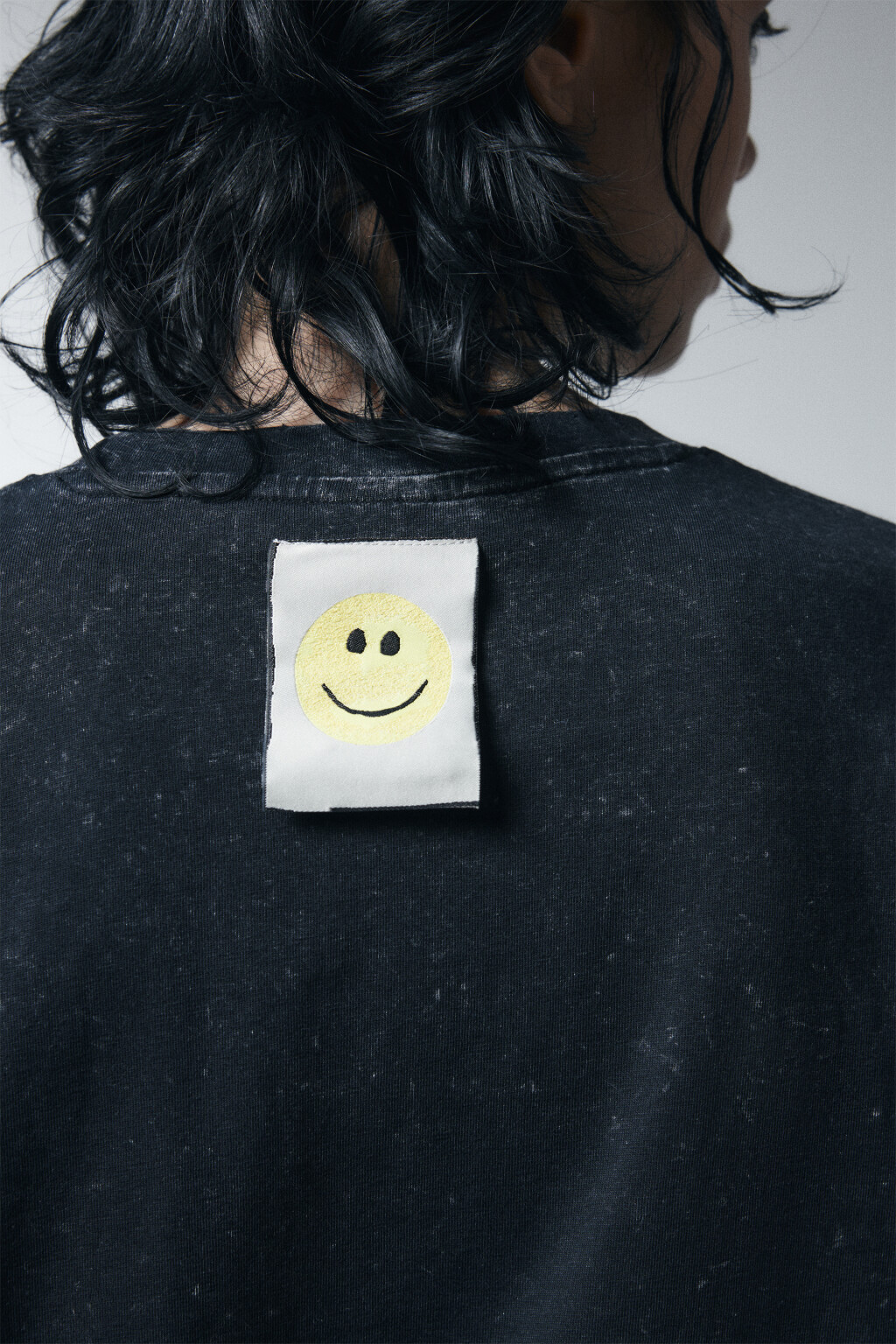 Лонгслив хлопковый с принтом - цвет черный - 7