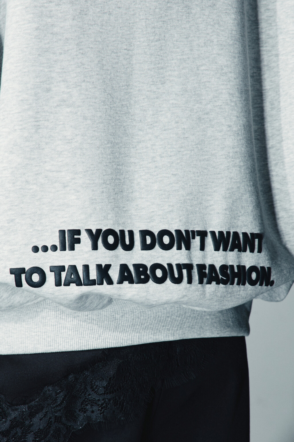 Худи утепленная с принтом - цвет серый - 7