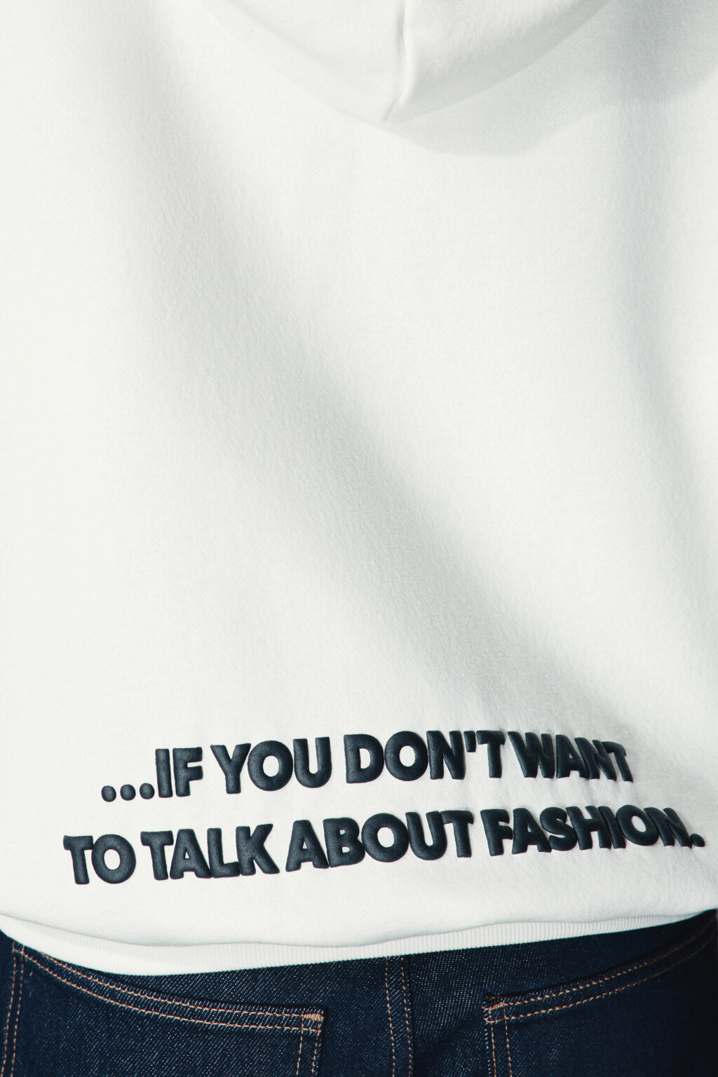 Худи утепленная с принтом - цвет бежевый - 8