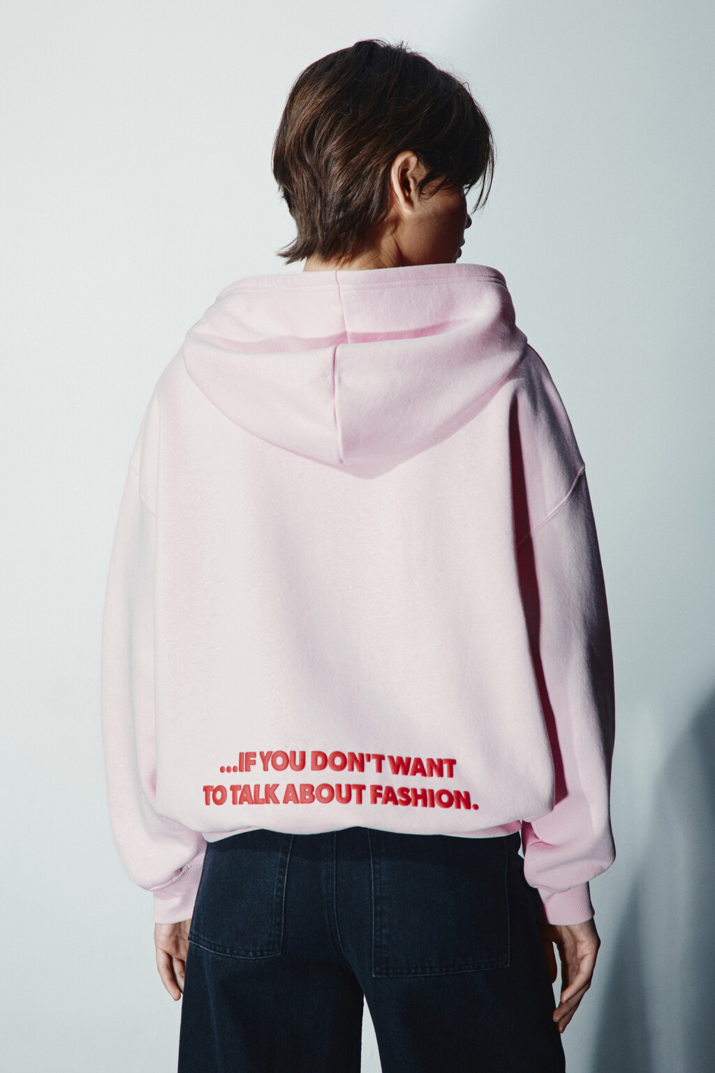 Худи утепленная с принтом - цвет розовый - 4