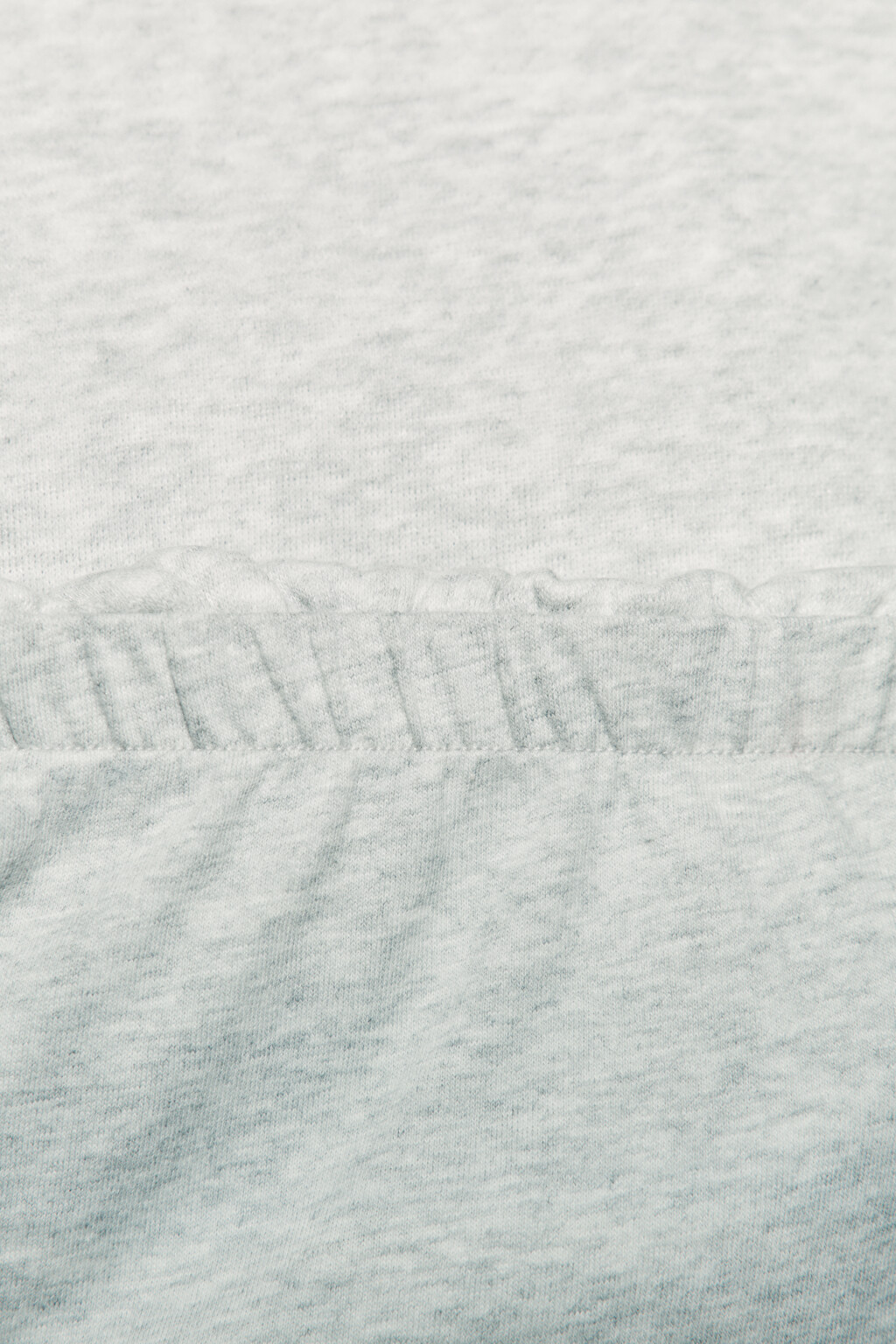 Свитшот из футера с декоративными складками - цвет серый - 8