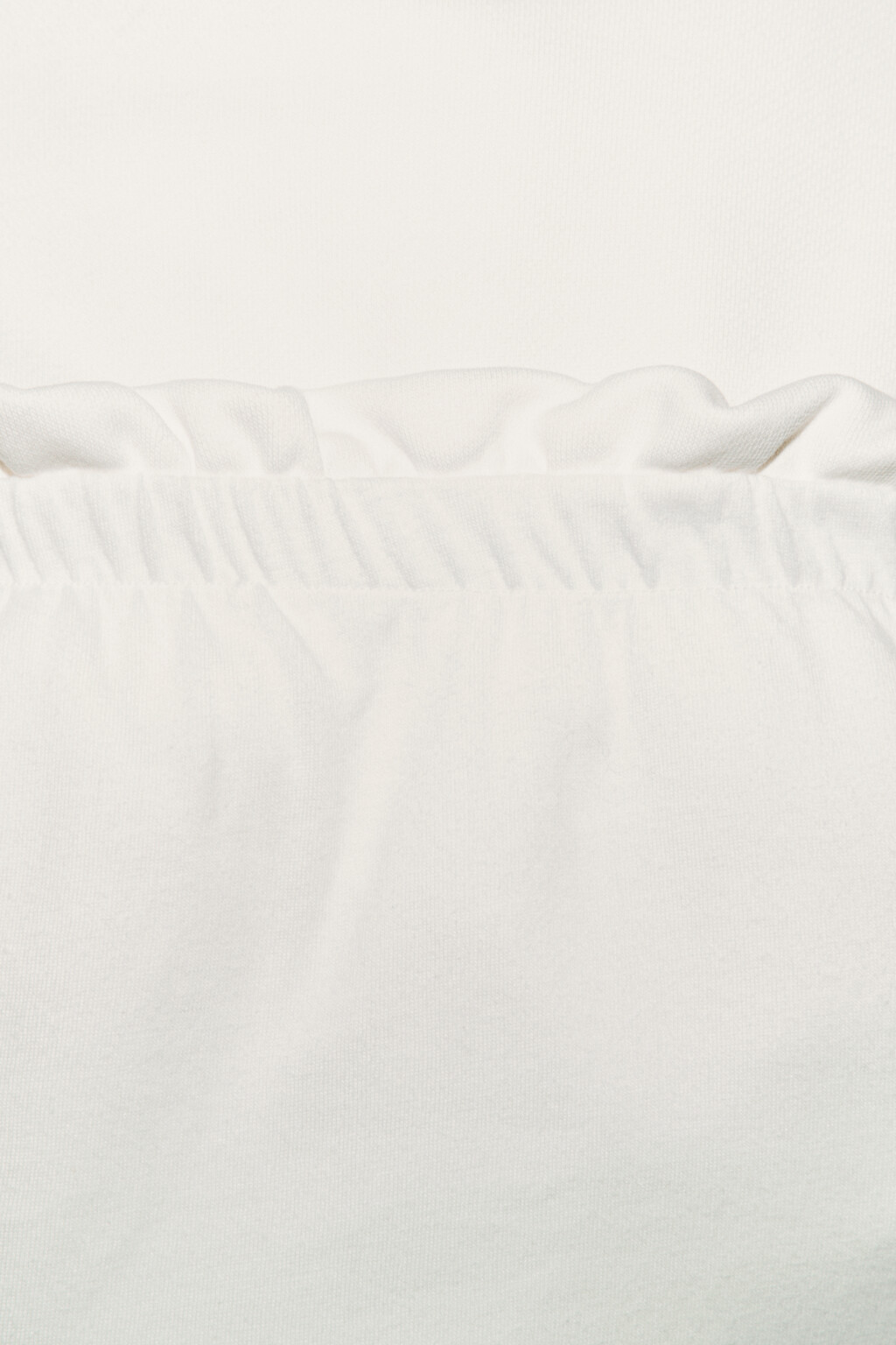 Свитшот из футера с декоративными складками - цвет молочный - 8
