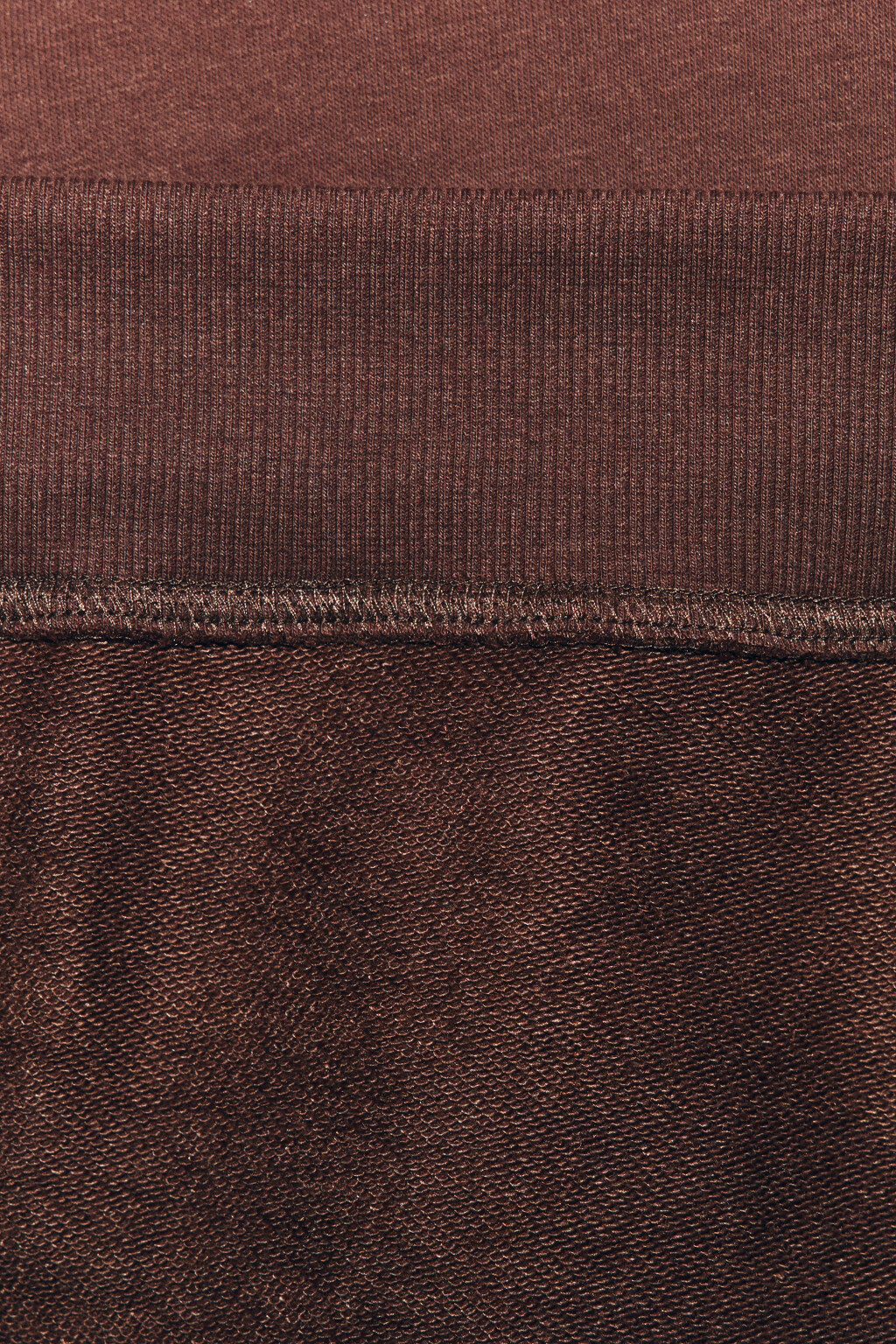 Свитшот оверсайз из футера с принтом - цвет коричневый - 7