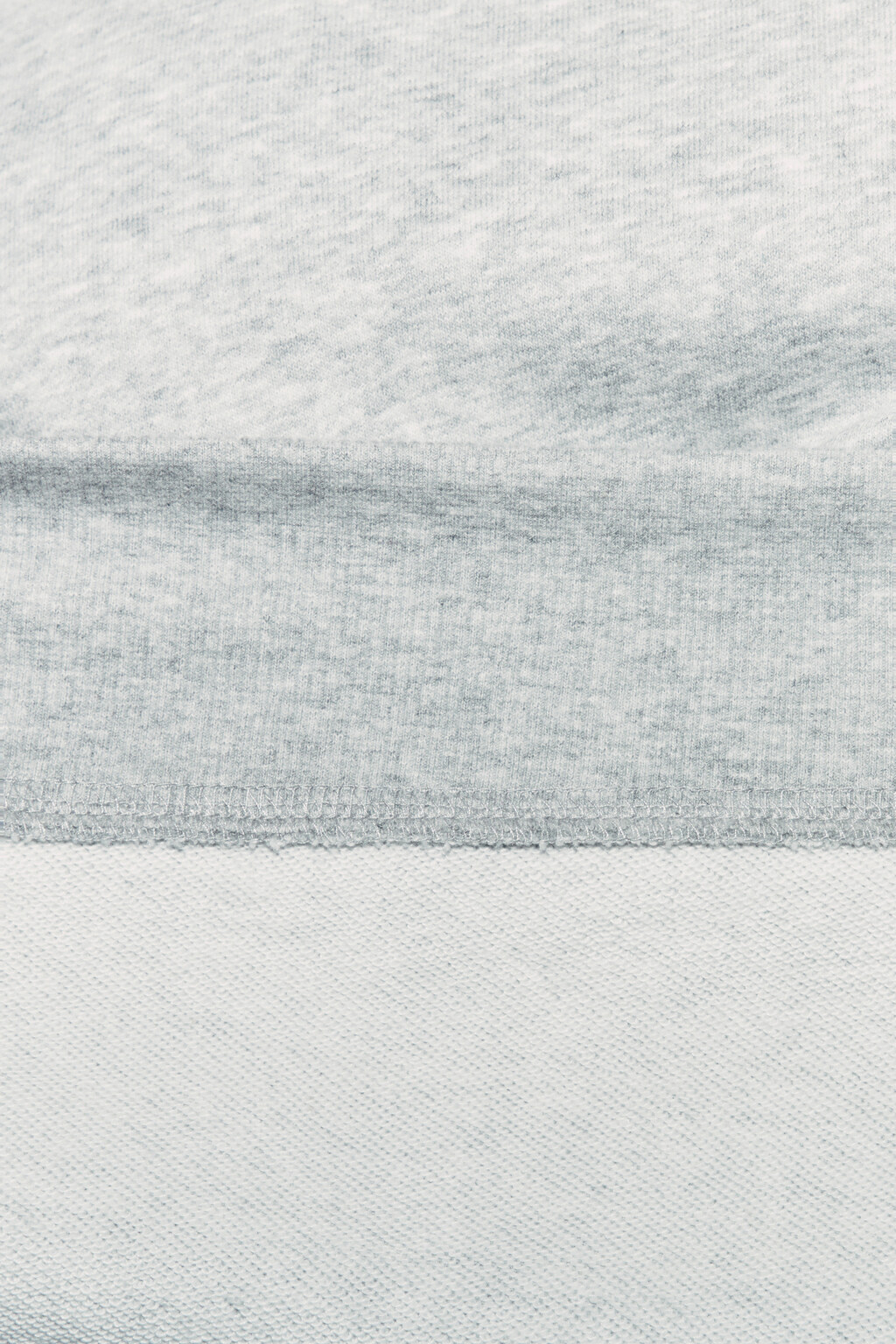 Свитшот оверсайз из футера с принтом - цвет серый - 7