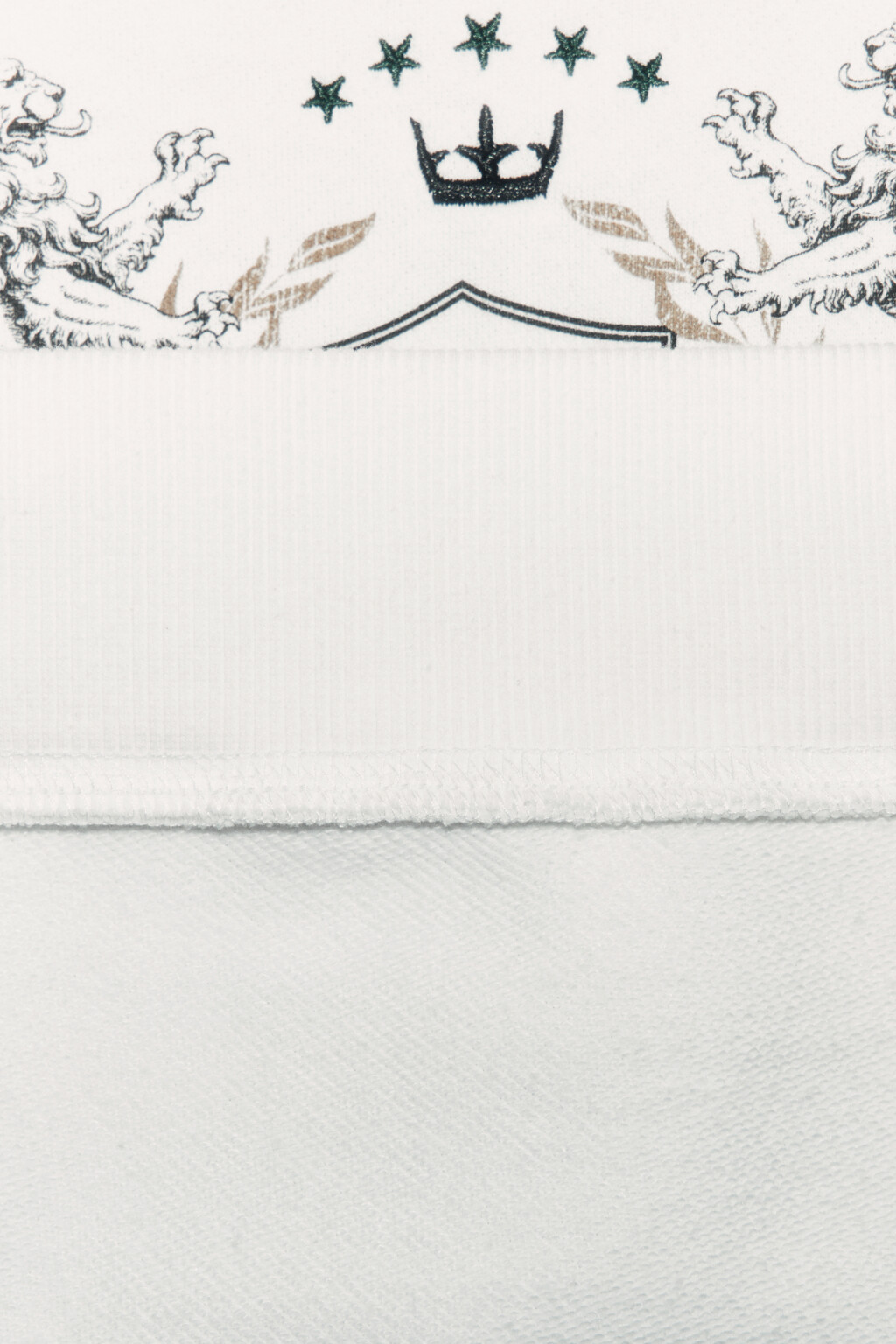 Свитшот оверсайз из футера с принтом - цвет бежевый - 7