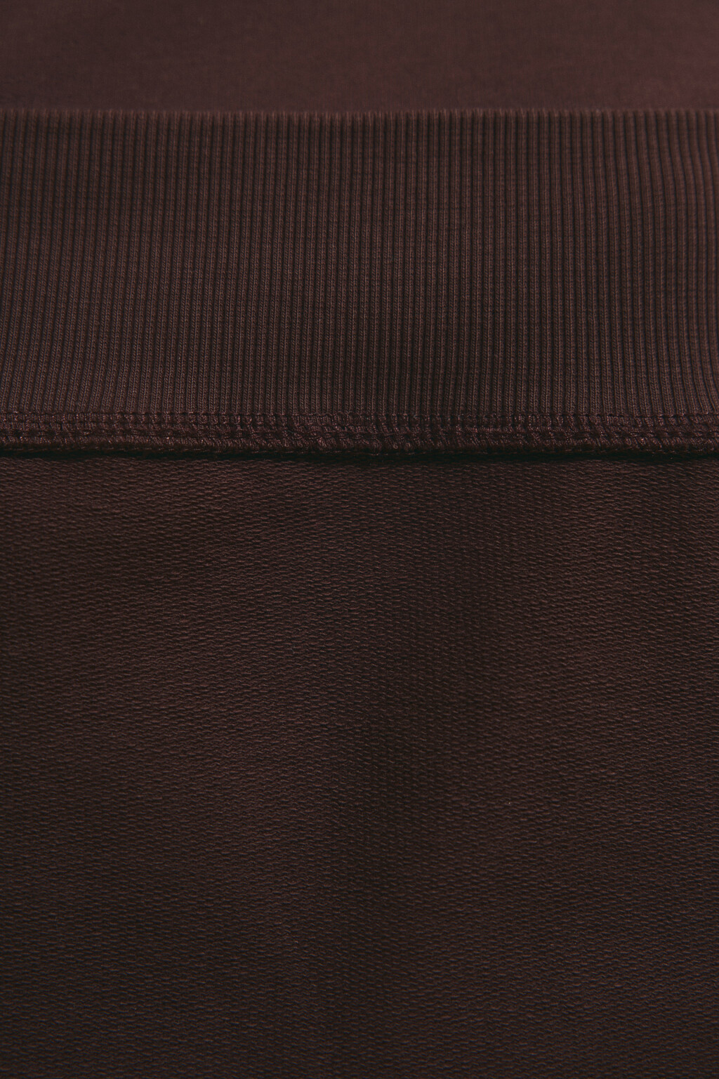 Свитшот базовый из хлопкового трикотажа - цвет коричневый - 7