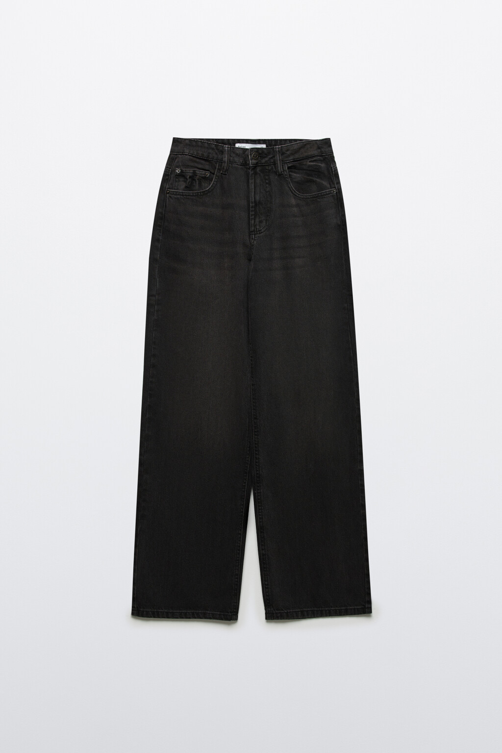 Джинсы прямые со средней посадкой - цвет коричневый - 1