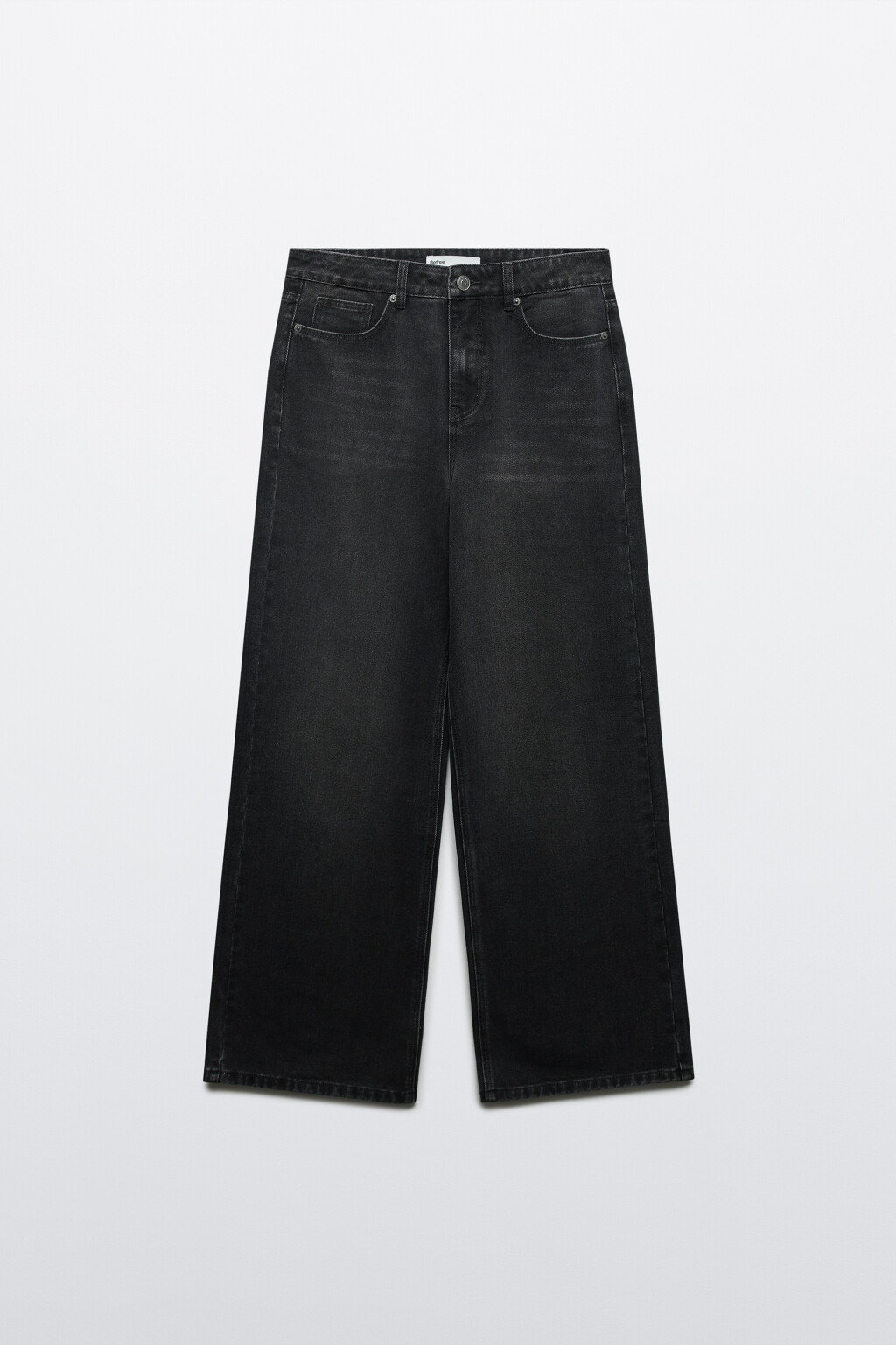 Джинсы baggy fit с низкой посадкой - цвет серый - 1