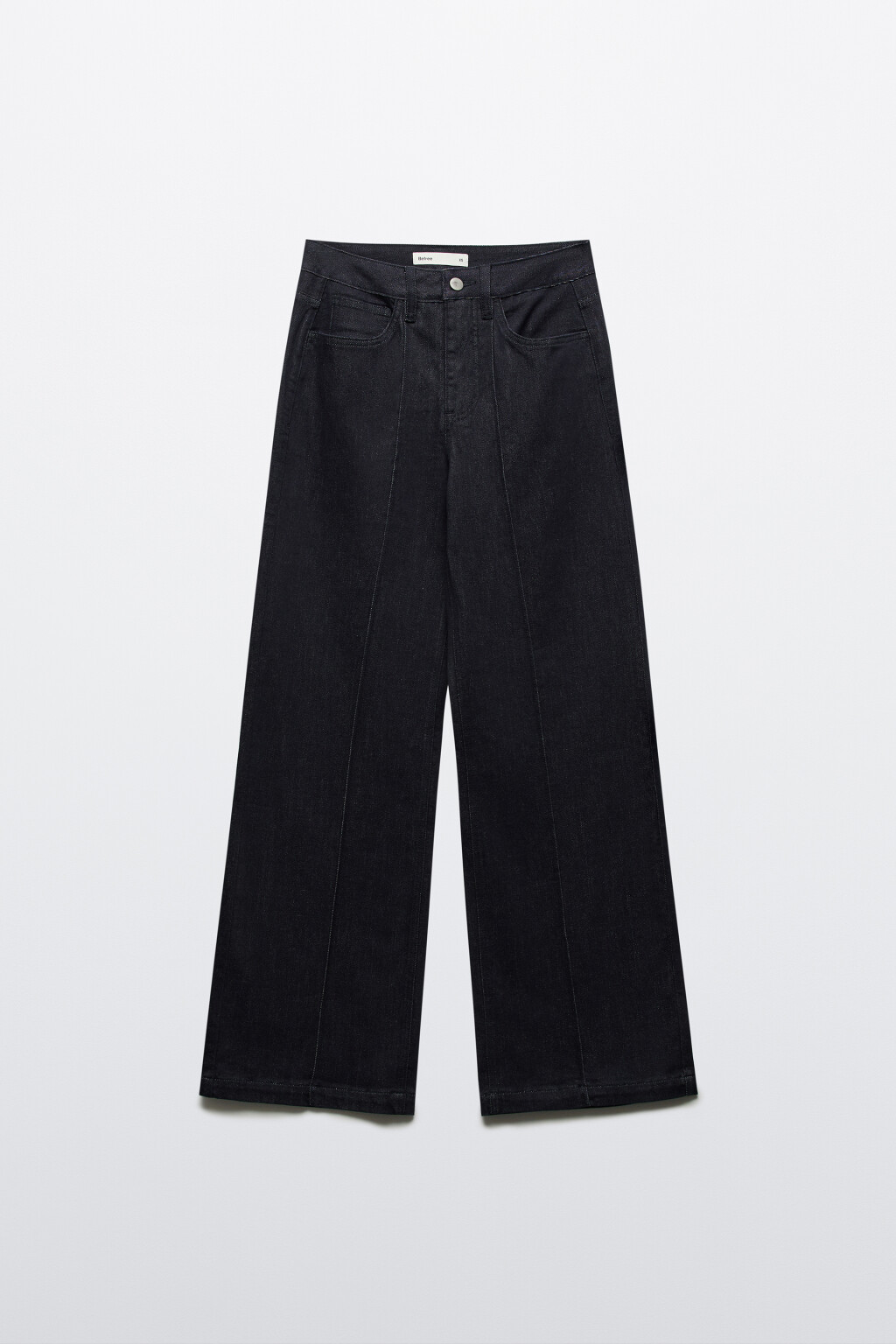 Джинсы straight fit с декоративными швами - цвет синий - 8