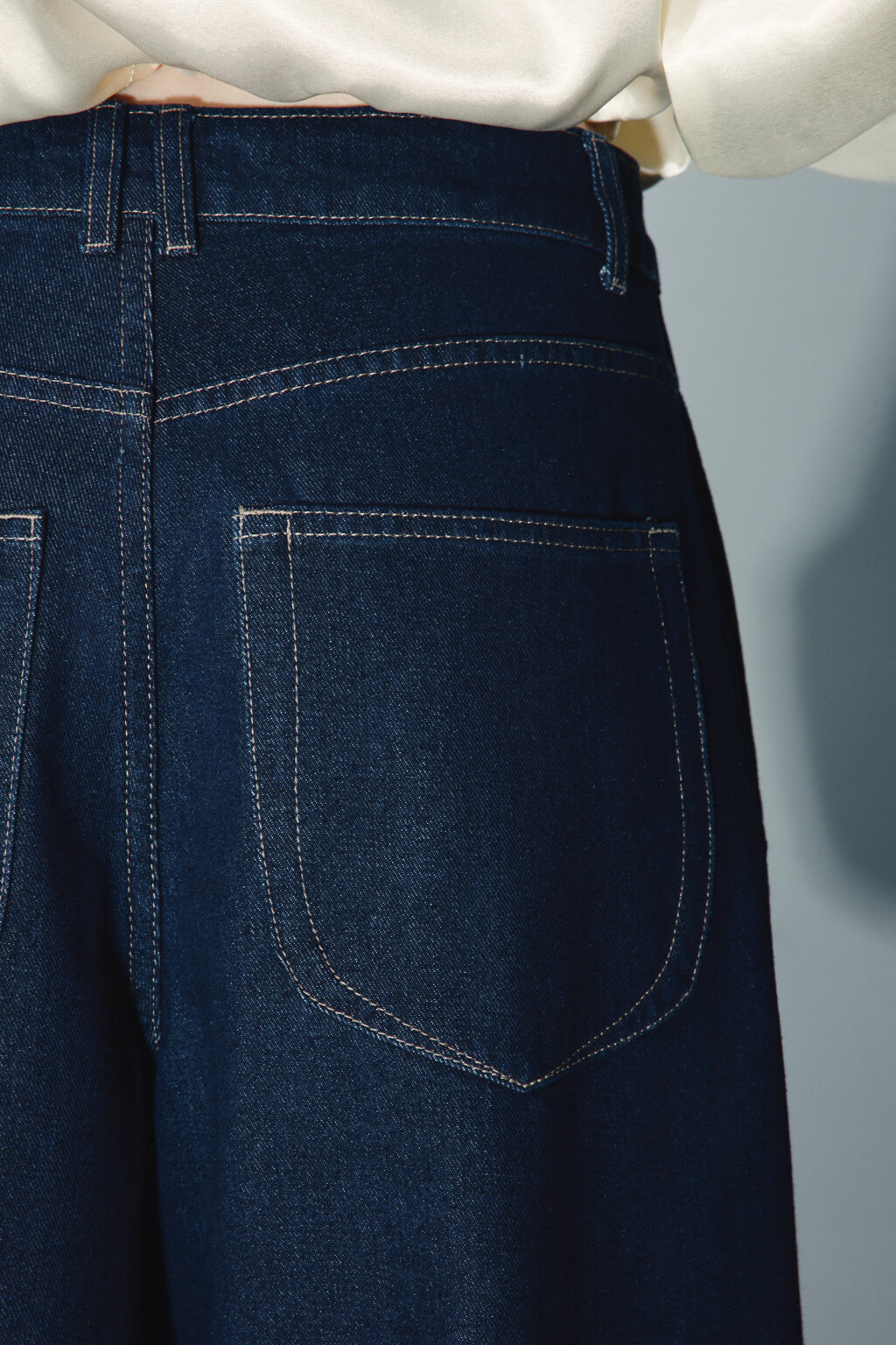 Джинсы baggy fit с высокой посадкой - цвет синий - 9