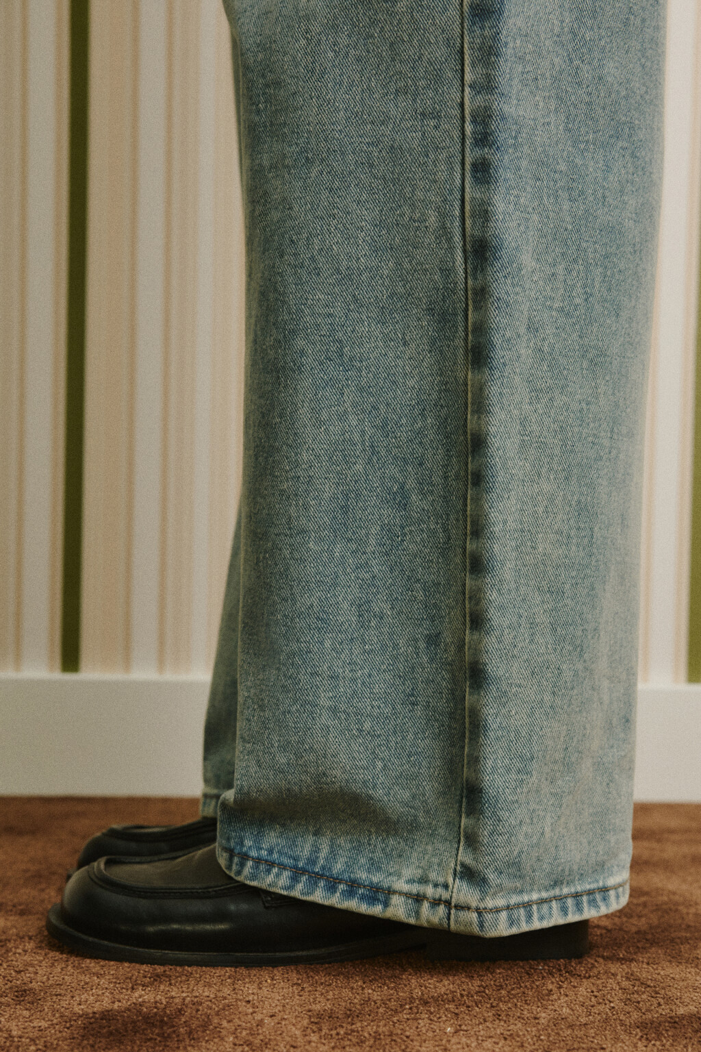 Джинсы straight fit со средней посадкой - цвет синий - 6