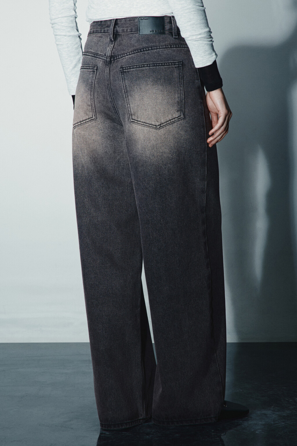 Джинсы baggy fit со средней посадкой - цвет коричневый - 3