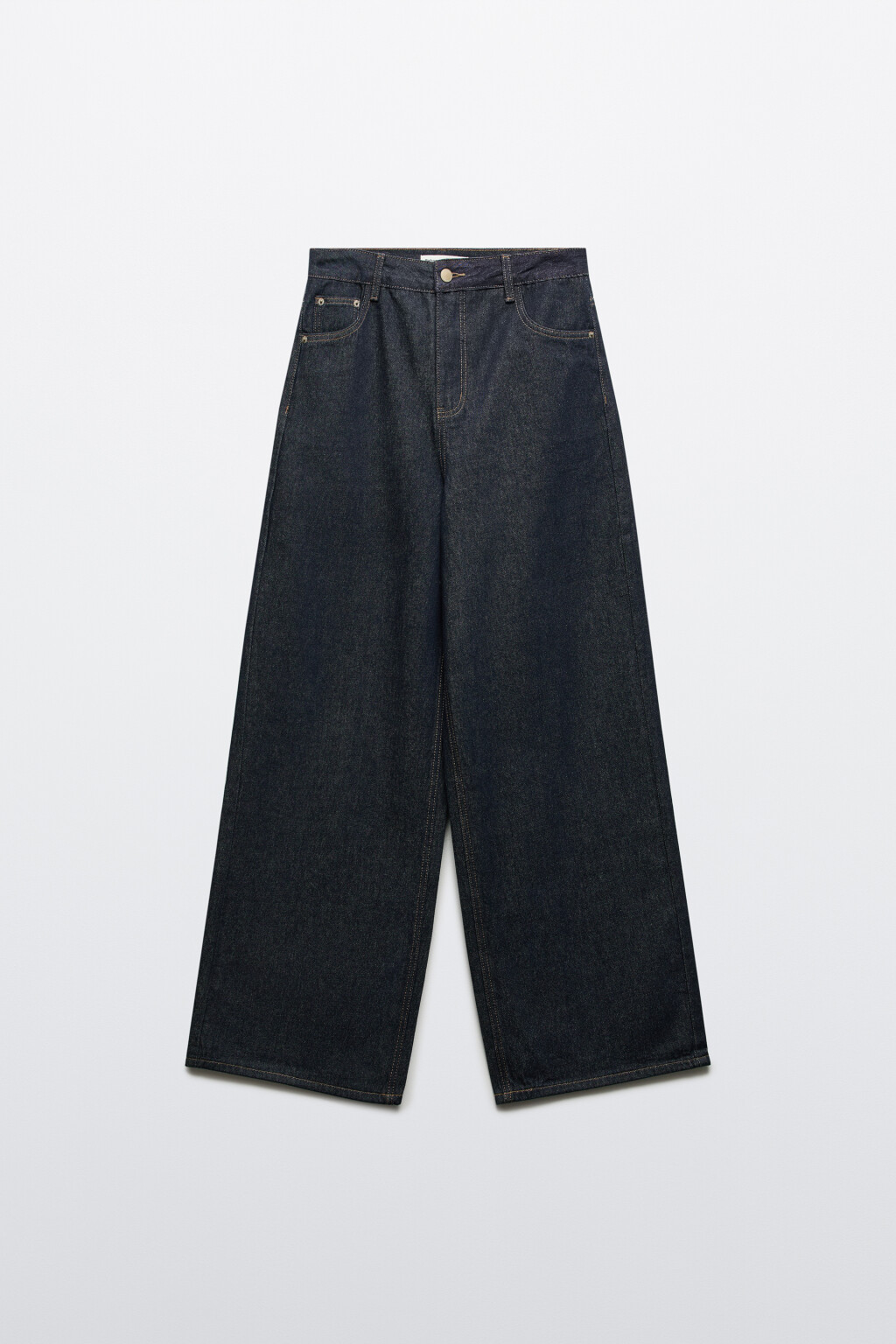 Джинсы baggy fit со средней посадкой - цвет синий - 1
