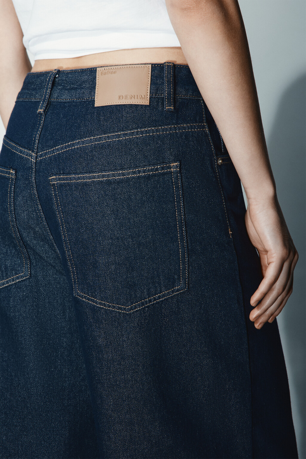 Джинсы baggy fit со средней посадкой - цвет синий - 6