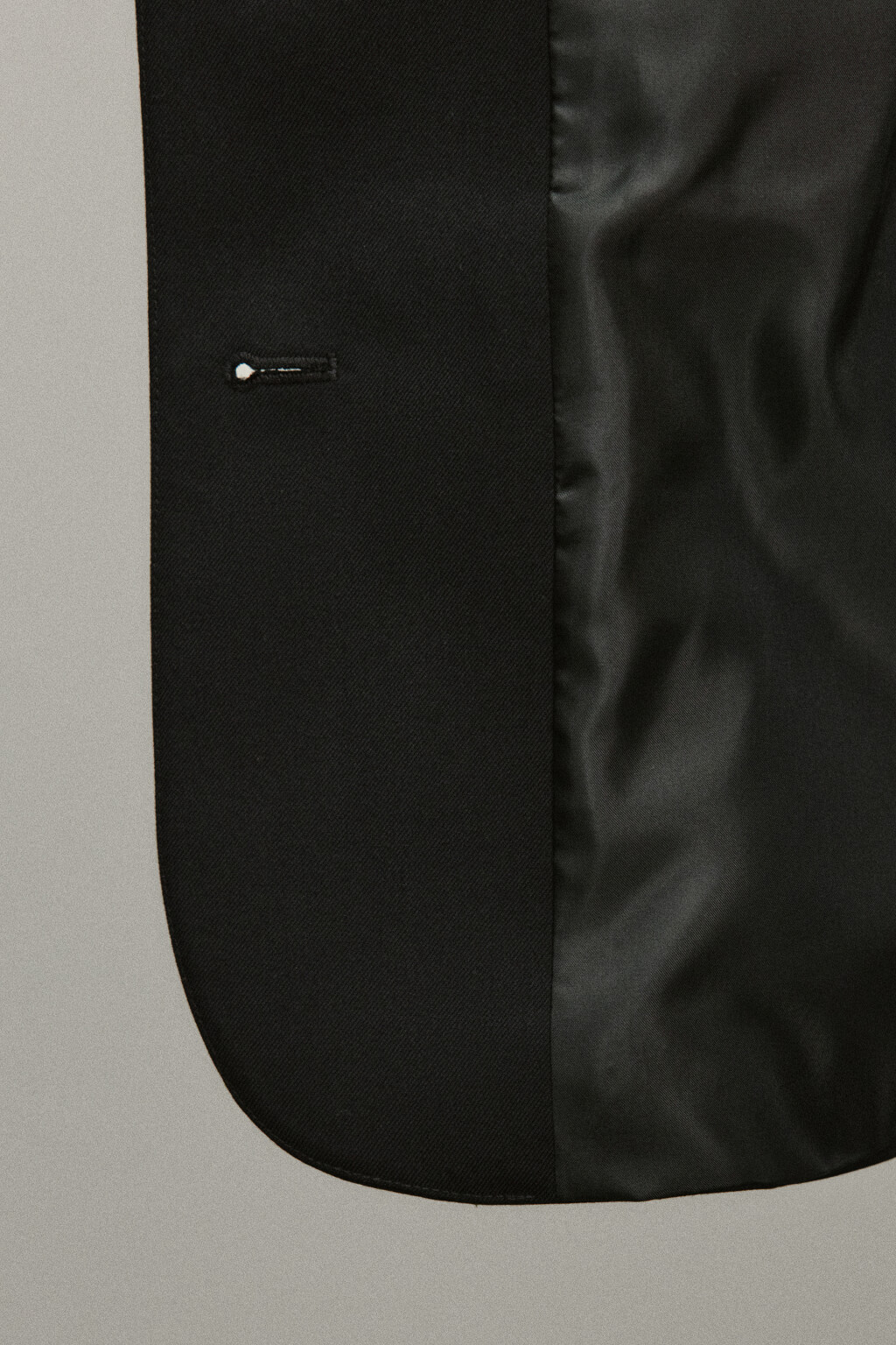 пиджак приталенный с воротником-стойкой - цвет черный - 8