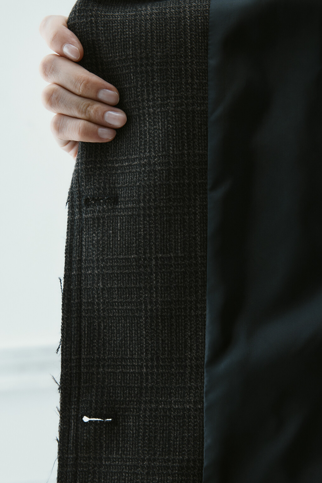 Пиджак oversize с открытыми срезами - цвет коричневый - 9