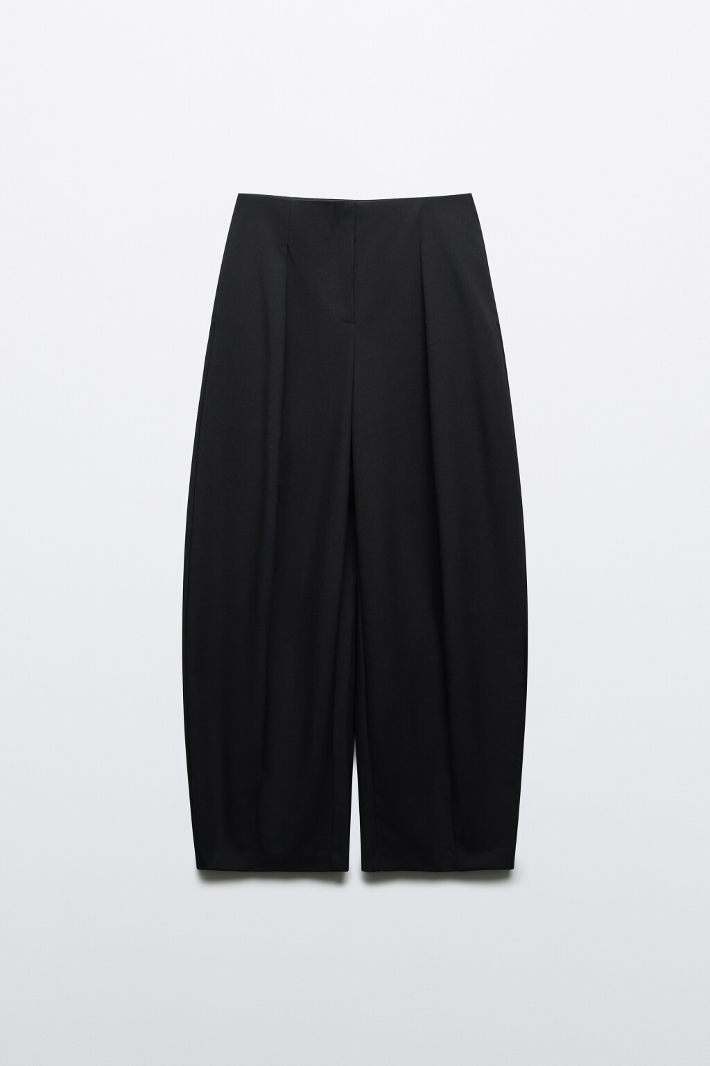 Брюки barrel fit со средней посадкой - цвет черный - 7