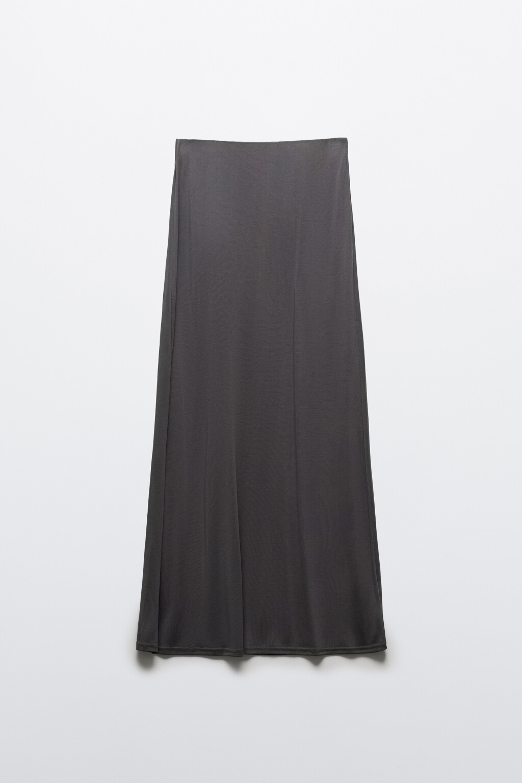 Юбка макси прямая из модала - цвет серый - 6
