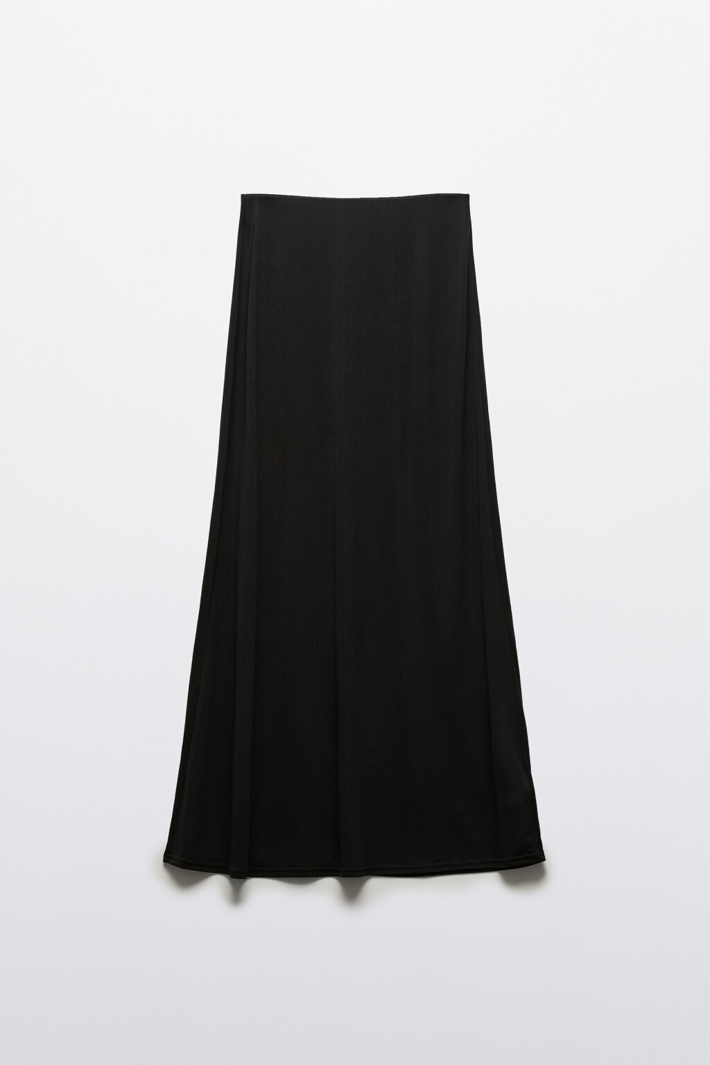 Юбка макси прямая из модала - цвет черный - 7